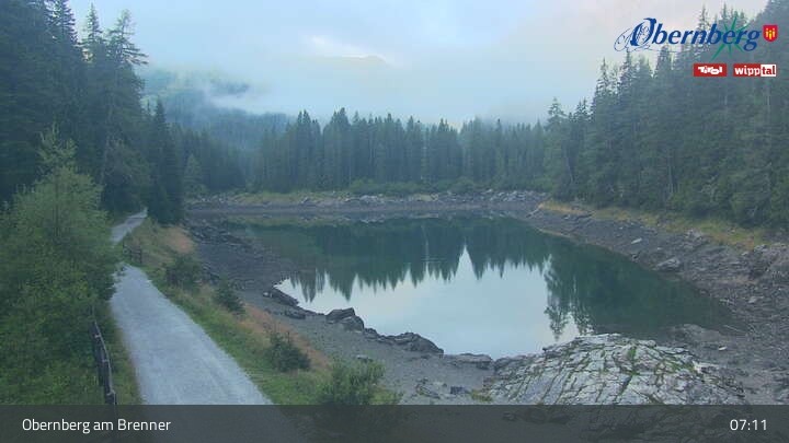 Archived image Webcam Lake Obernberg Brenner