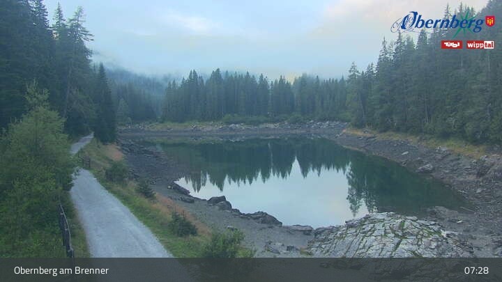 Archived image Webcam Lake Obernberg Brenner