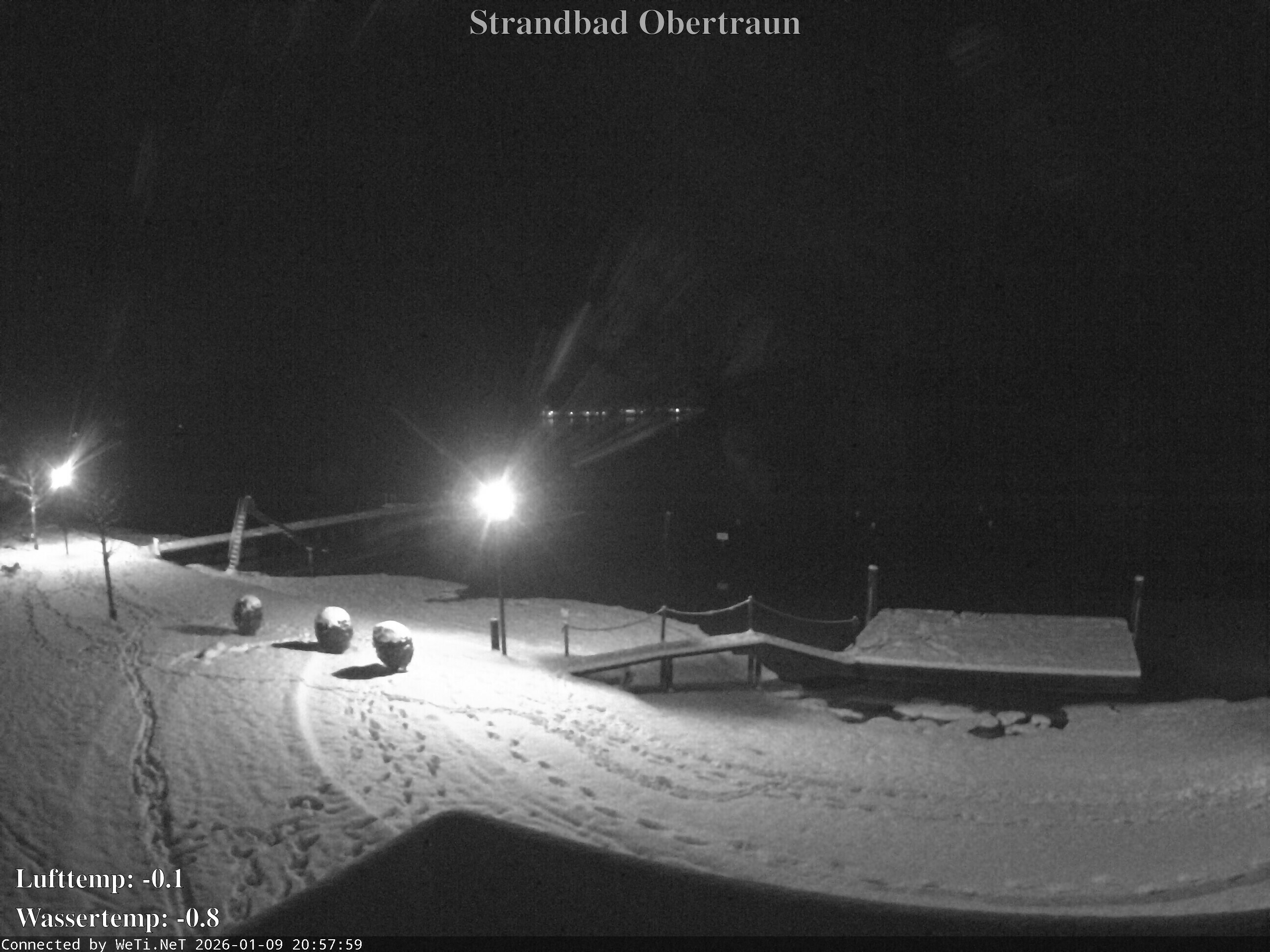 Archiv Foto Webcam Hallstätter See: Strandbad Obertraun