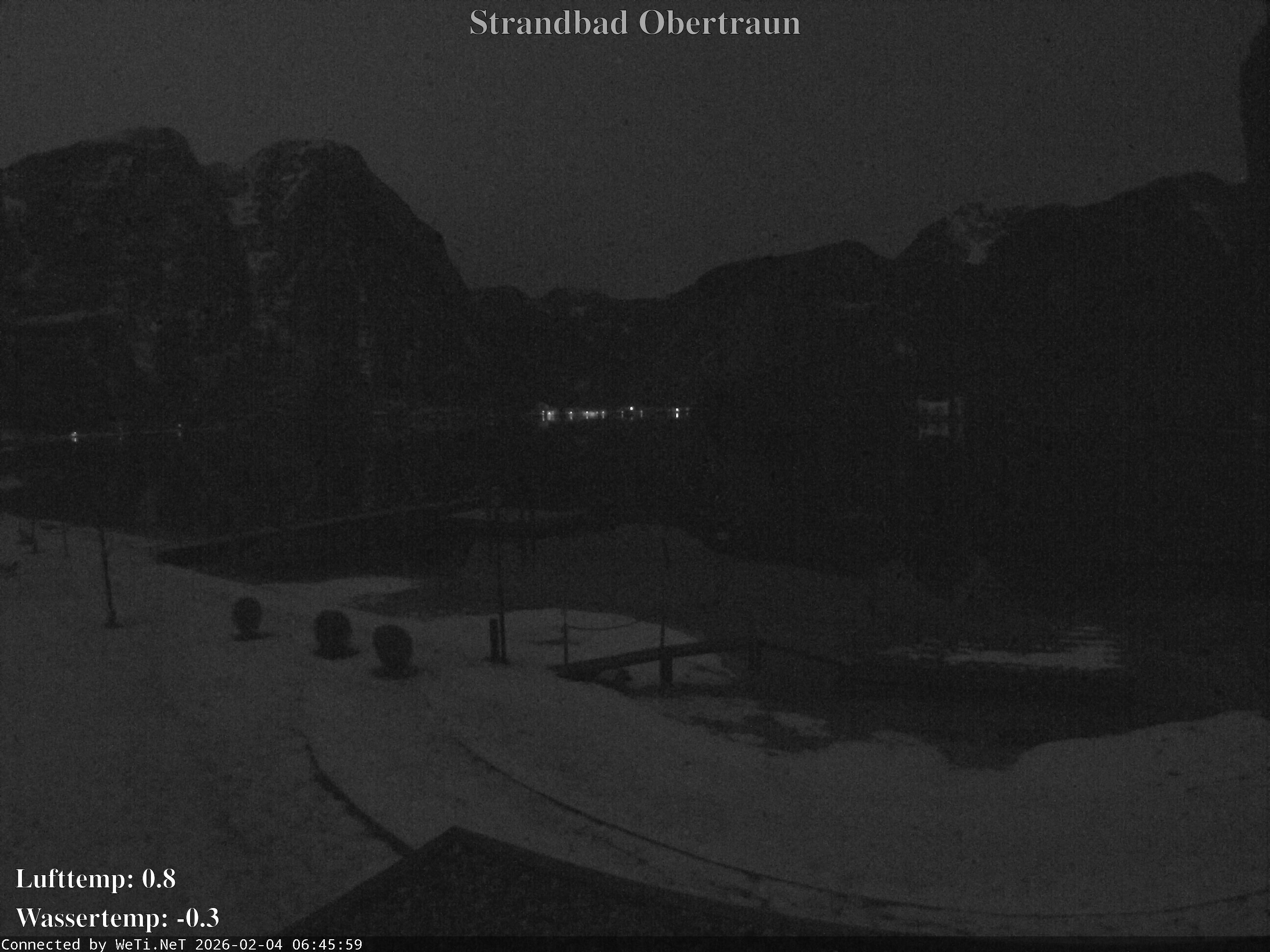 Archiv Foto Webcam Hallstätter See: Strandbad Obertraun