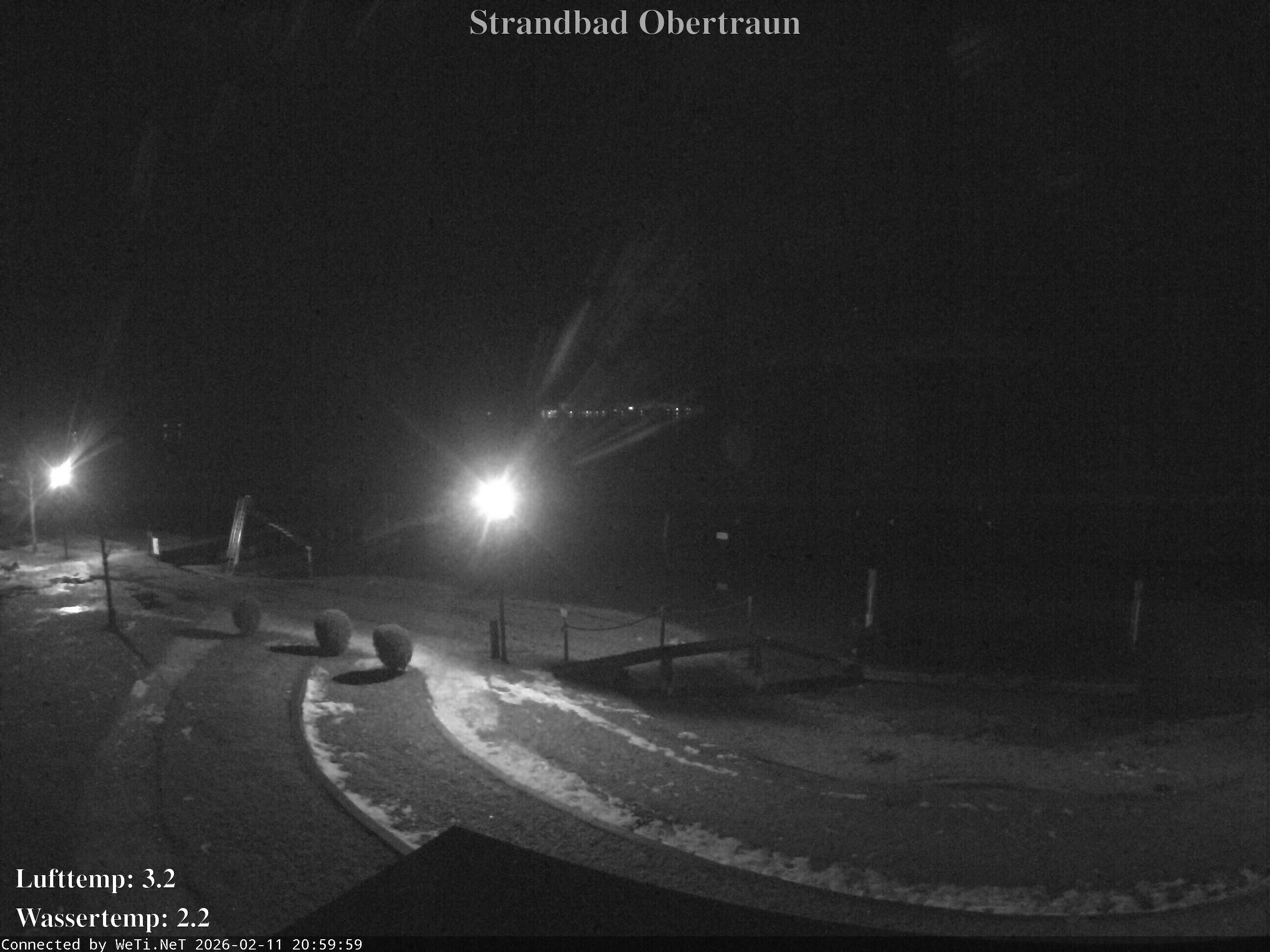 Archiv Foto Webcam Hallstätter See: Strandbad Obertraun