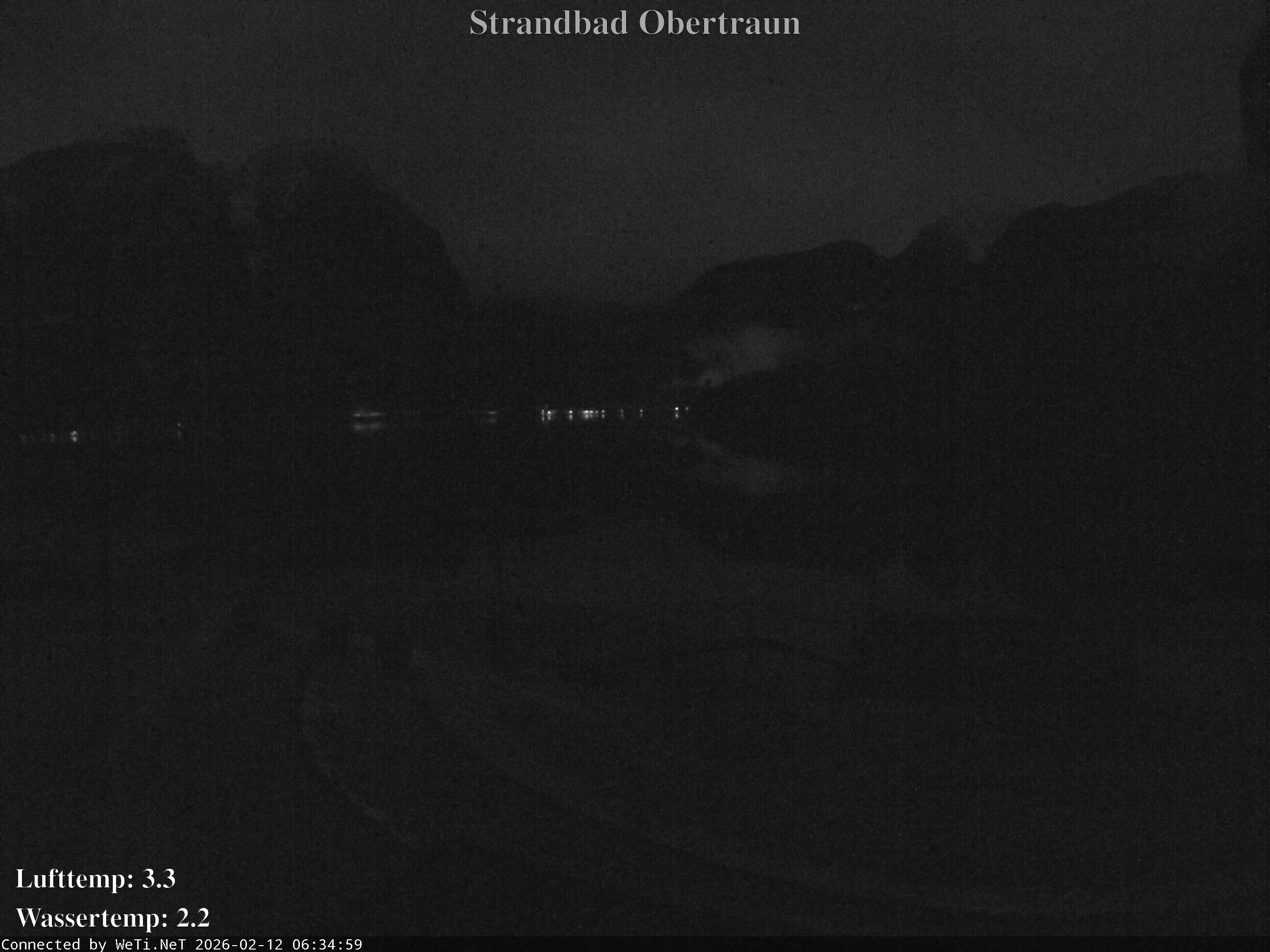 Archiv Foto Webcam Hallstätter See: Strandbad Obertraun