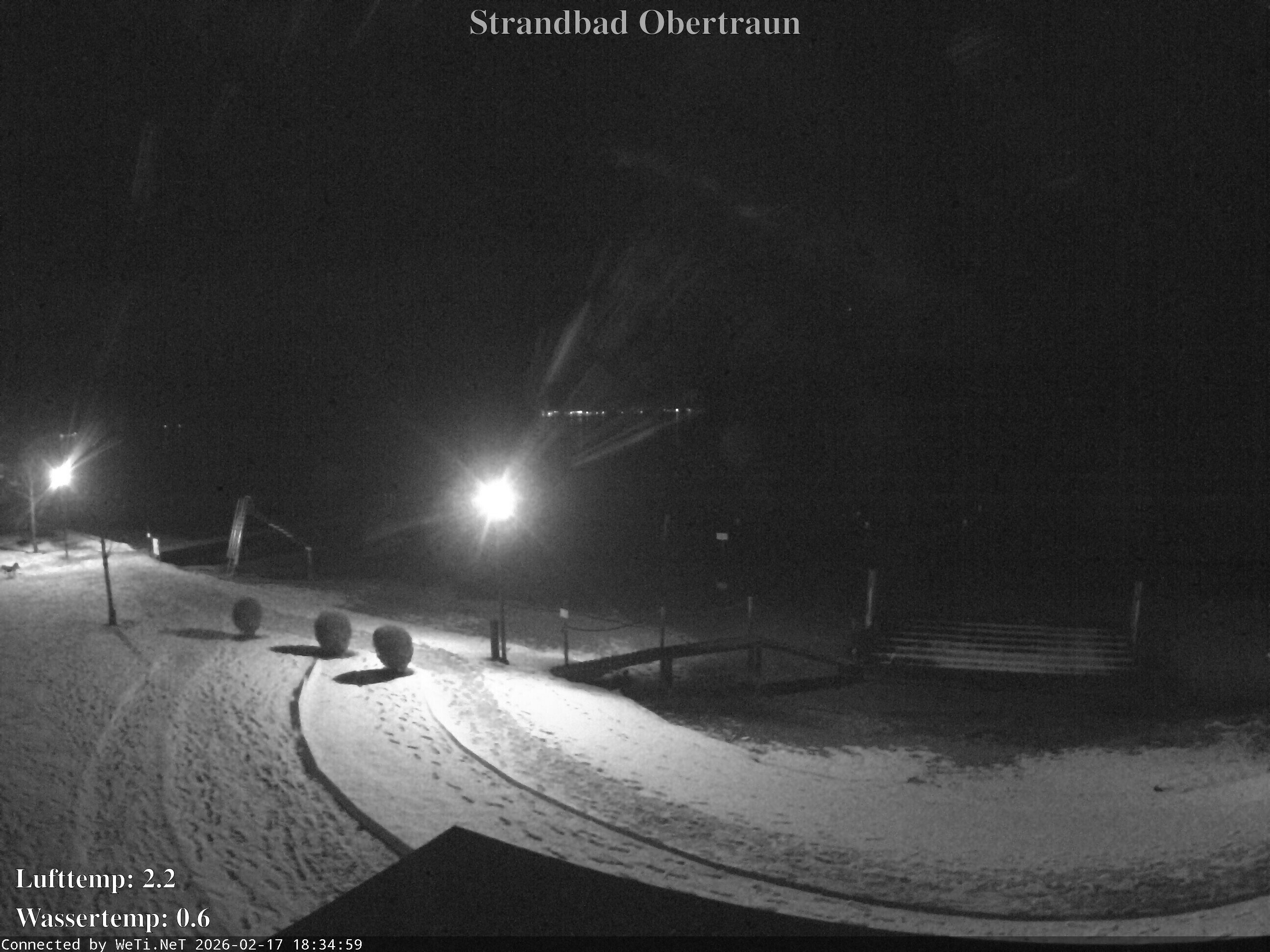 Archiv Foto Webcam Hallstätter See: Strandbad Obertraun