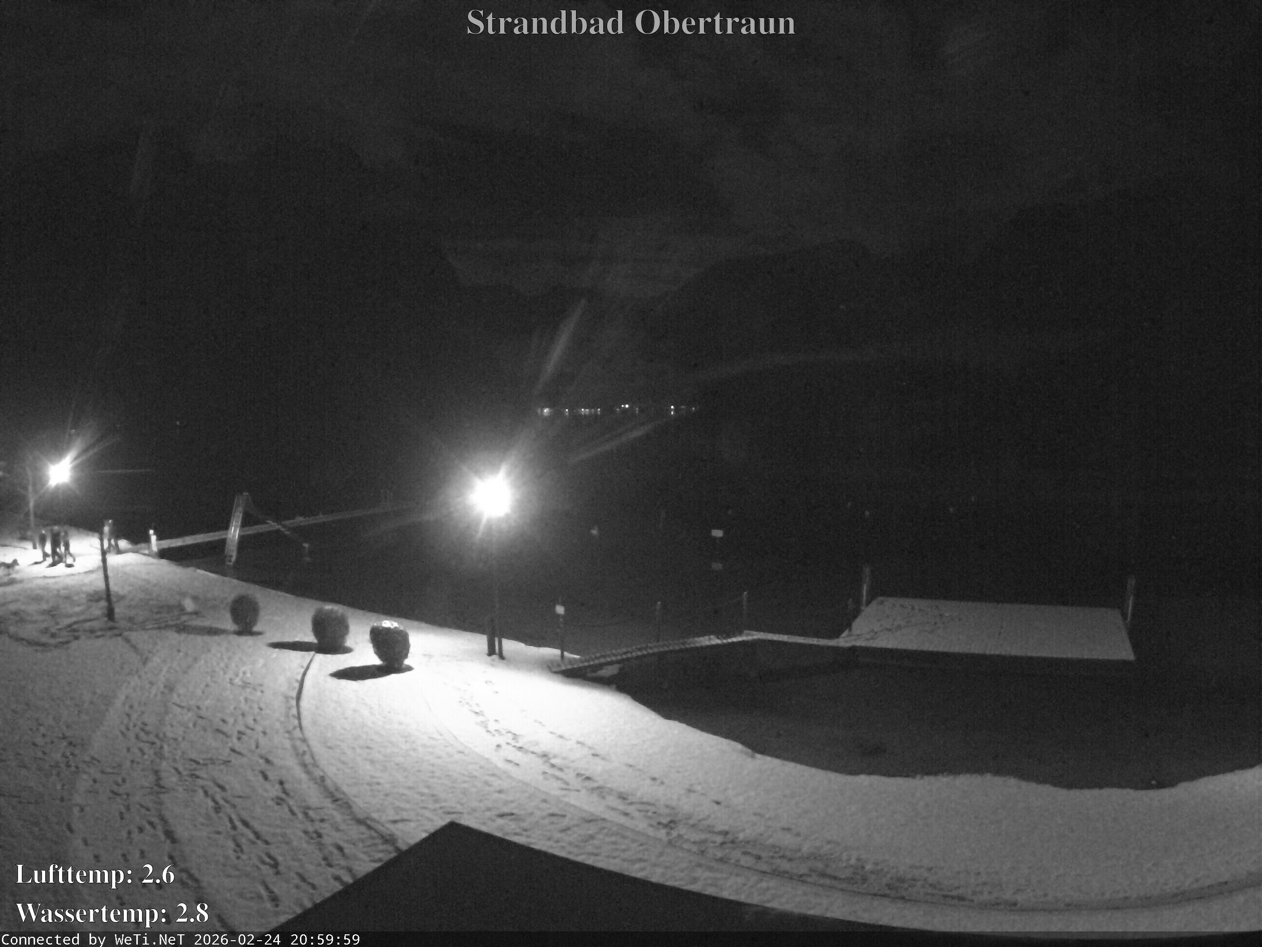 Archiv Foto Webcam Hallstätter See: Strandbad Obertraun