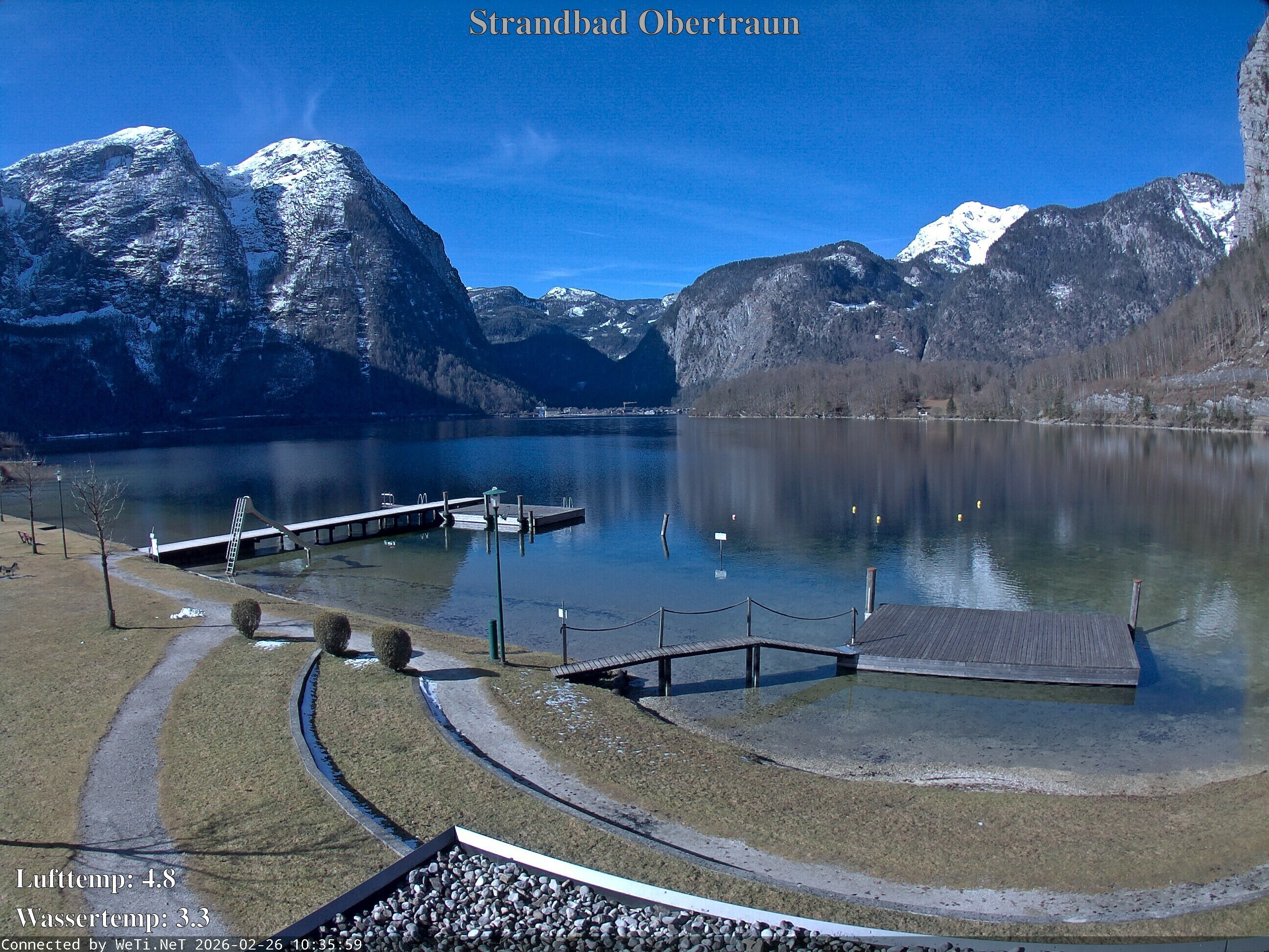 Archived image Webcam Obertraun Lido