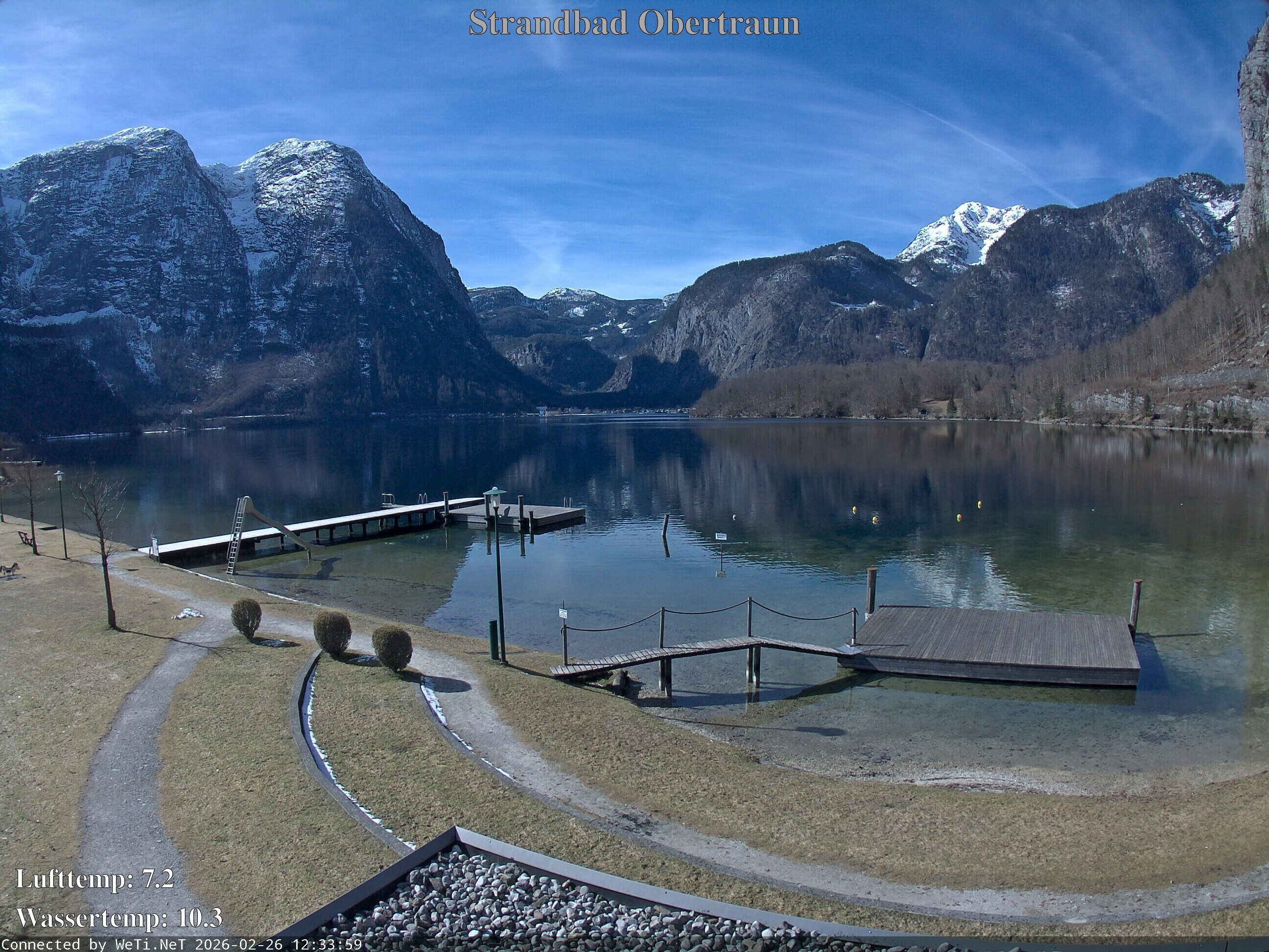 Archived image Webcam Obertraun Lido