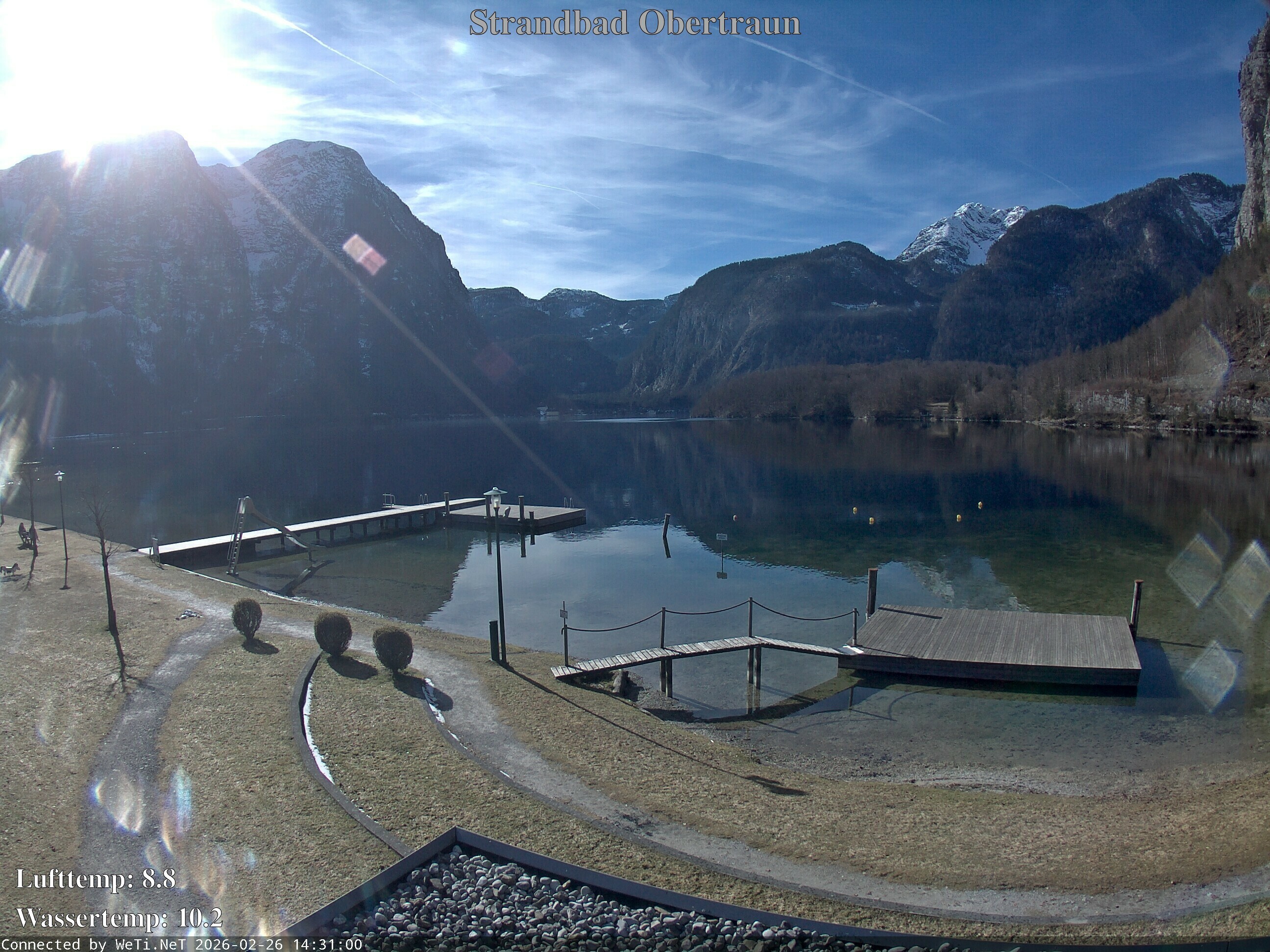 Archived image Webcam Obertraun Lido