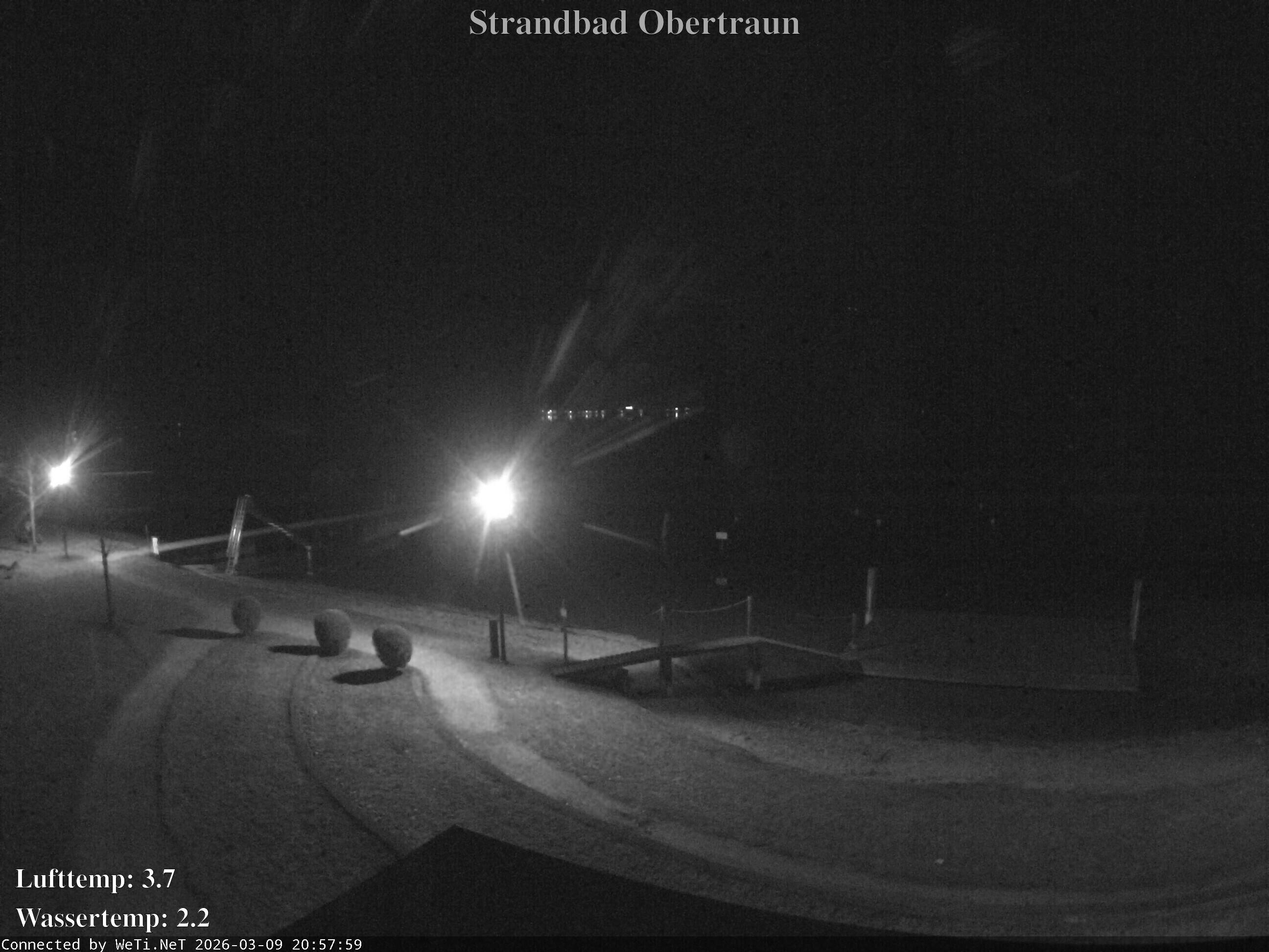 Archiv Foto Webcam Hallstätter See: Strandbad Obertraun