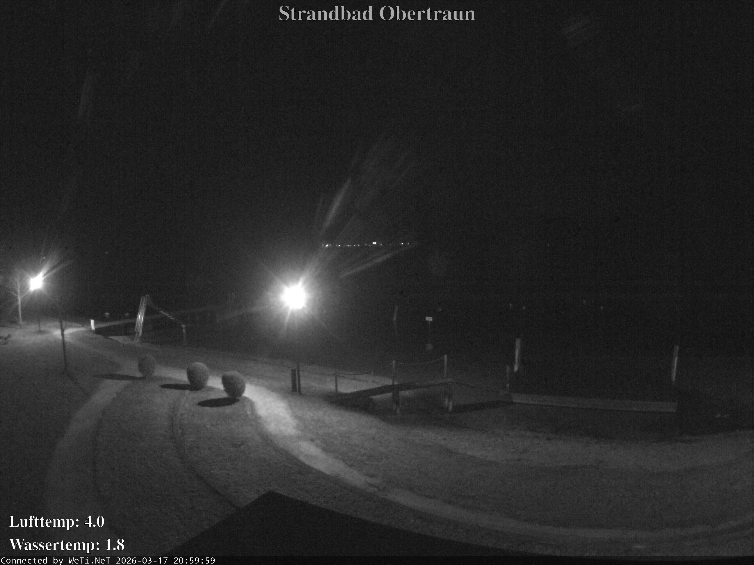Archiv Foto Webcam Hallstätter See: Strandbad Obertraun