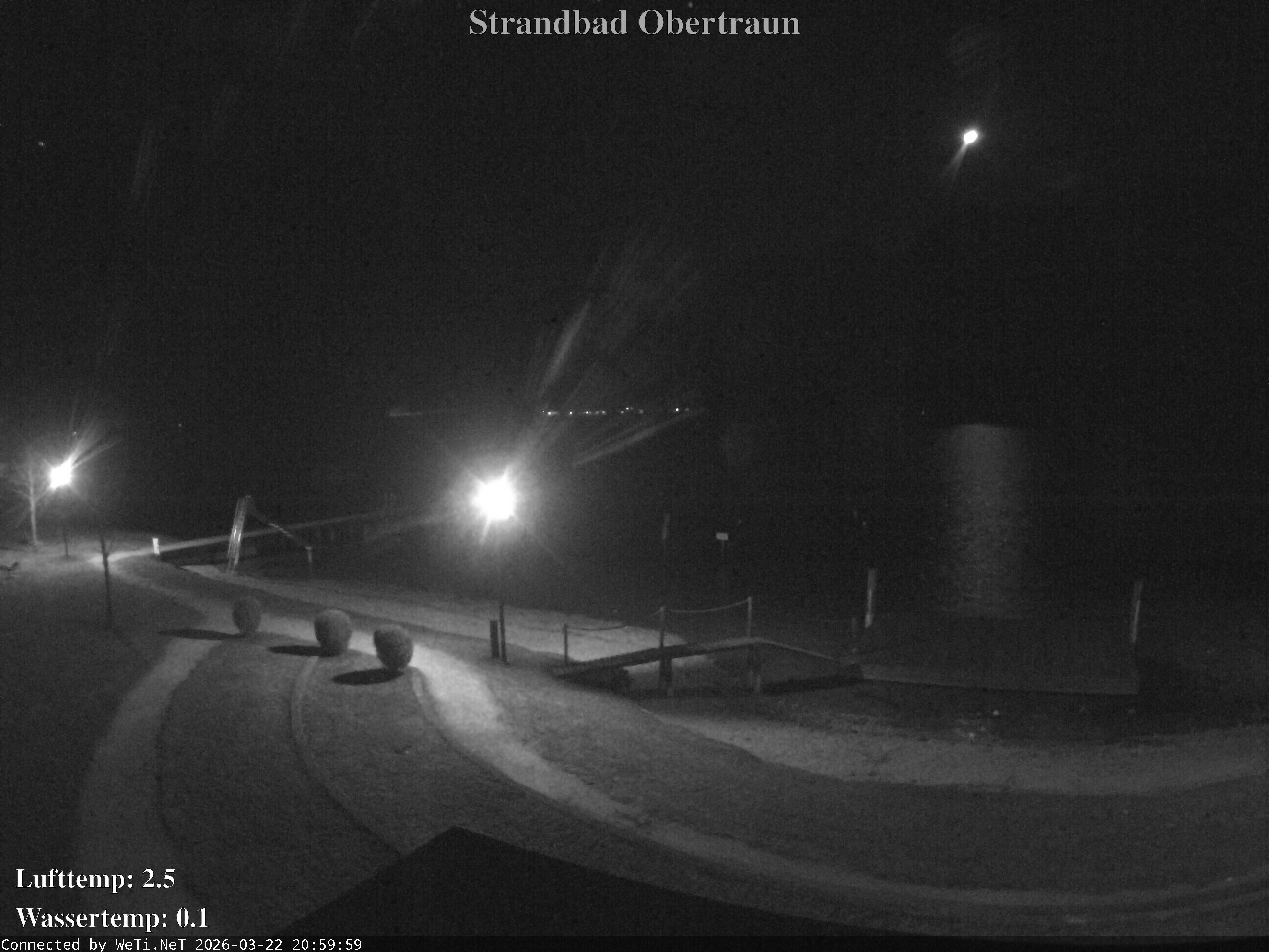 Archiv Foto Webcam Hallstätter See: Strandbad Obertraun