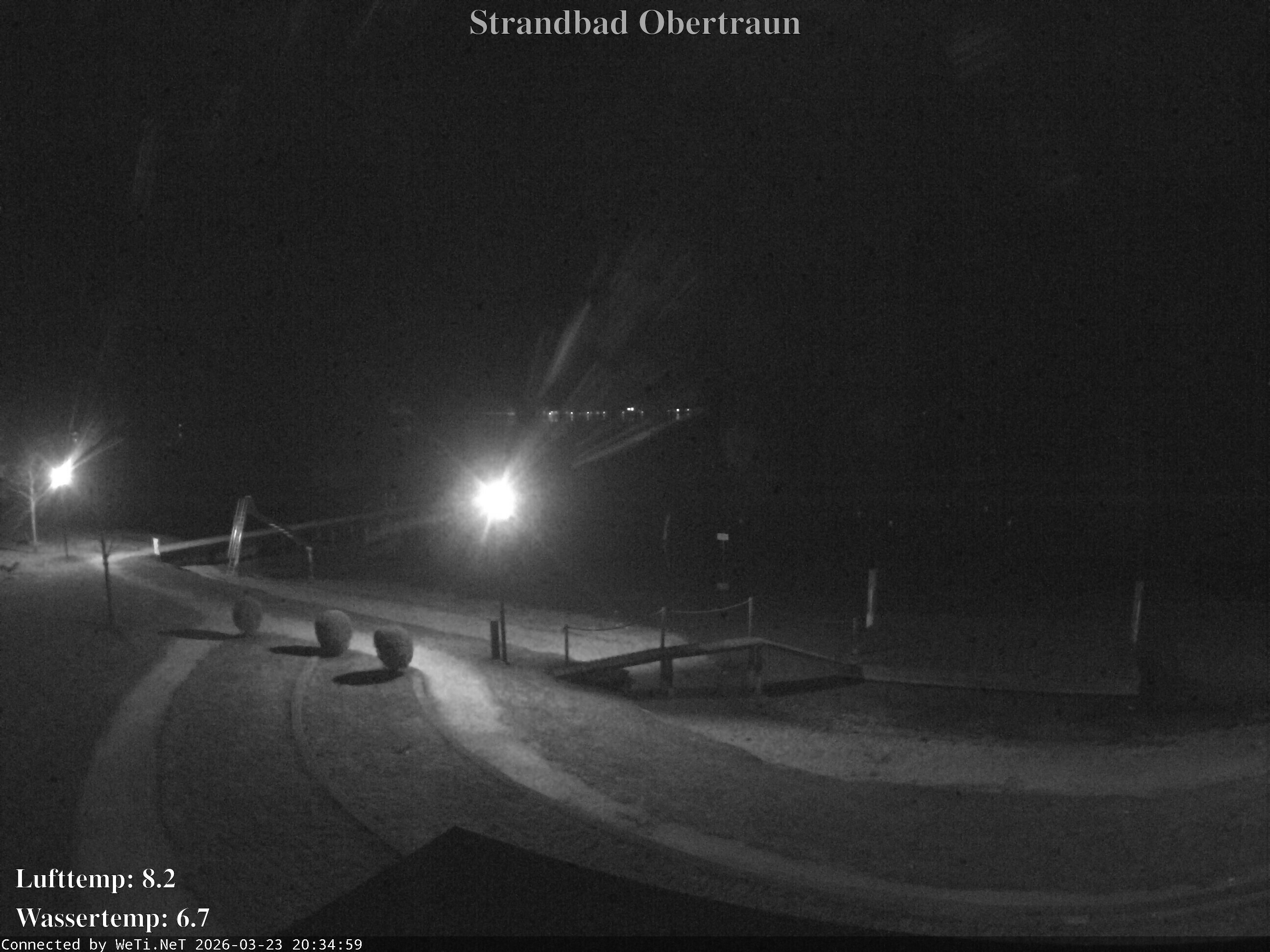 Archiv Foto Webcam Hallstätter See: Strandbad Obertraun