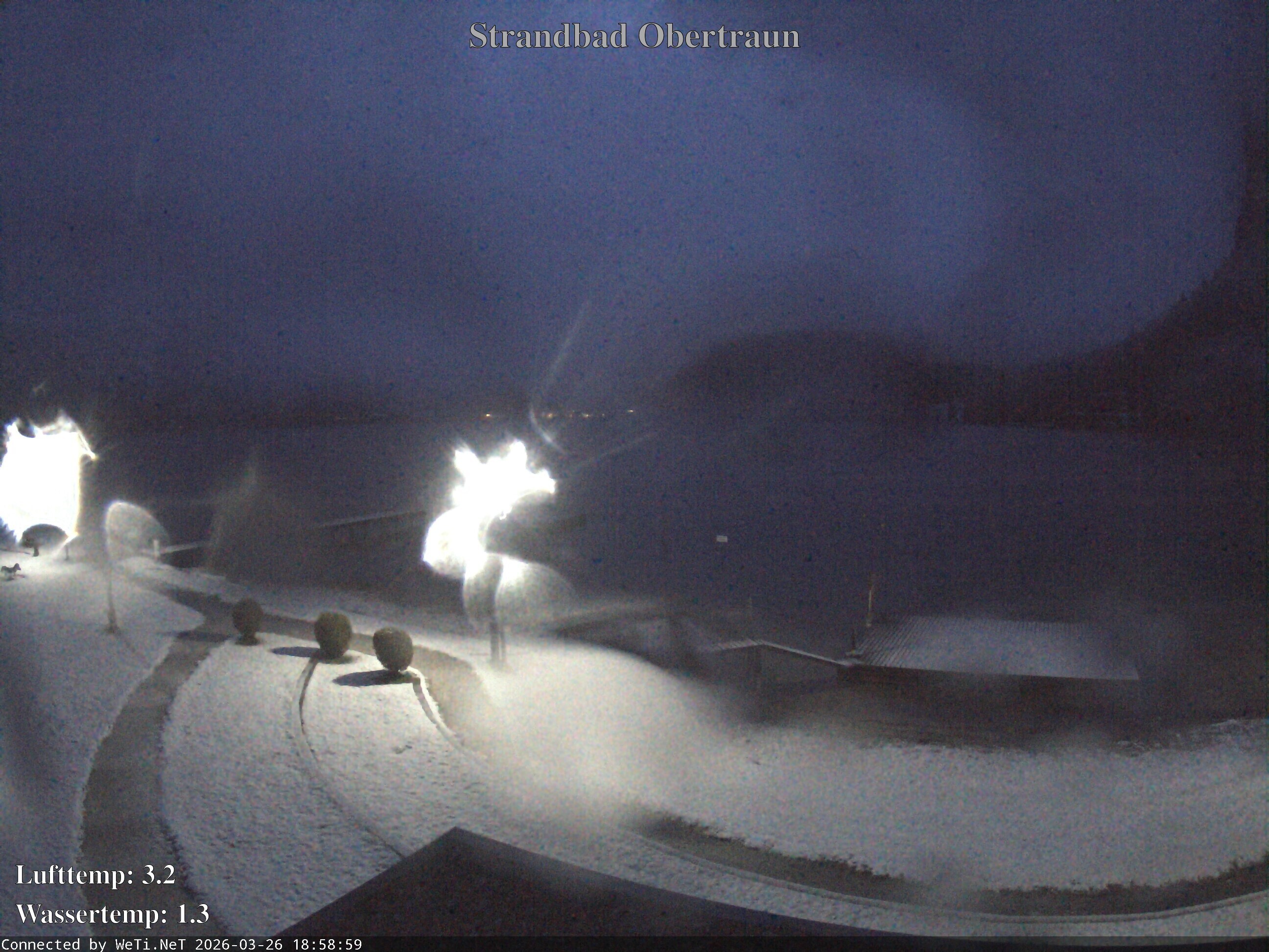 Archiv Foto Webcam Hallstätter See: Strandbad Obertraun