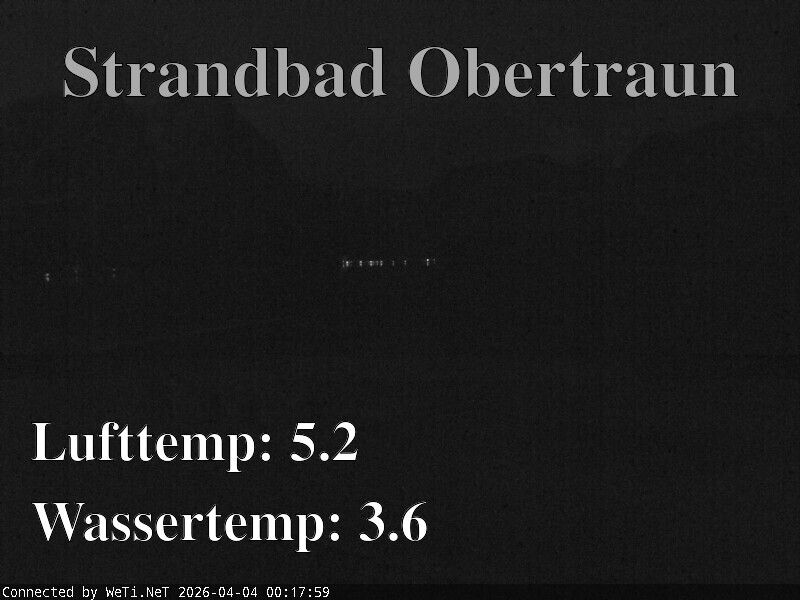 Archiv Foto Webcam Hallstätter See: Strandbad Obertraun