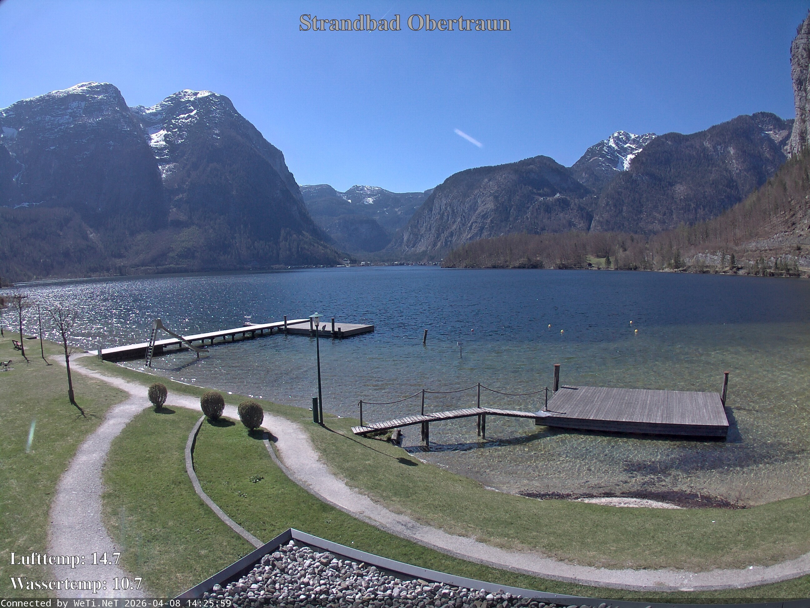 Archived image Webcam Obertraun Lido