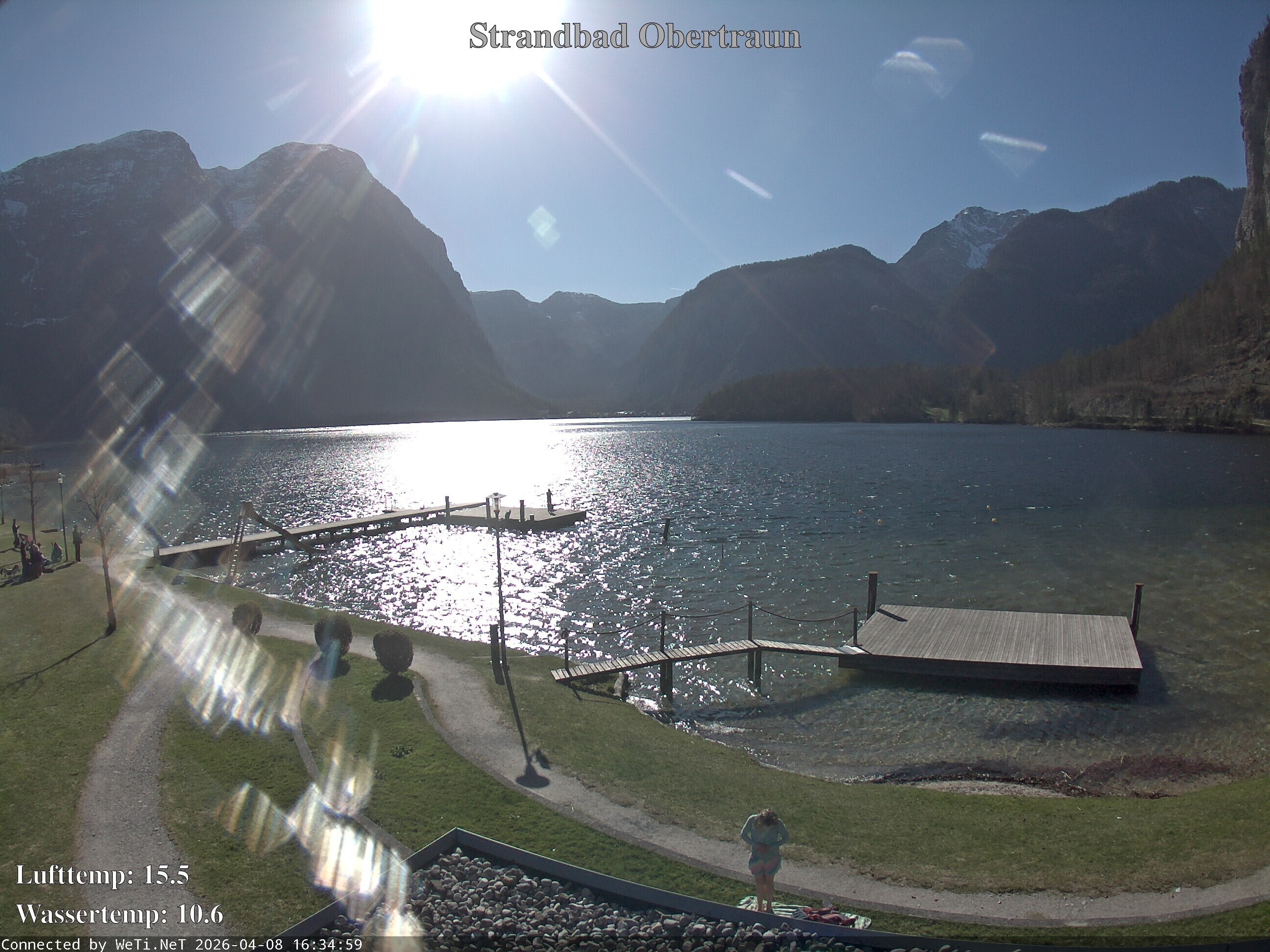 Archived image Webcam Obertraun Lido