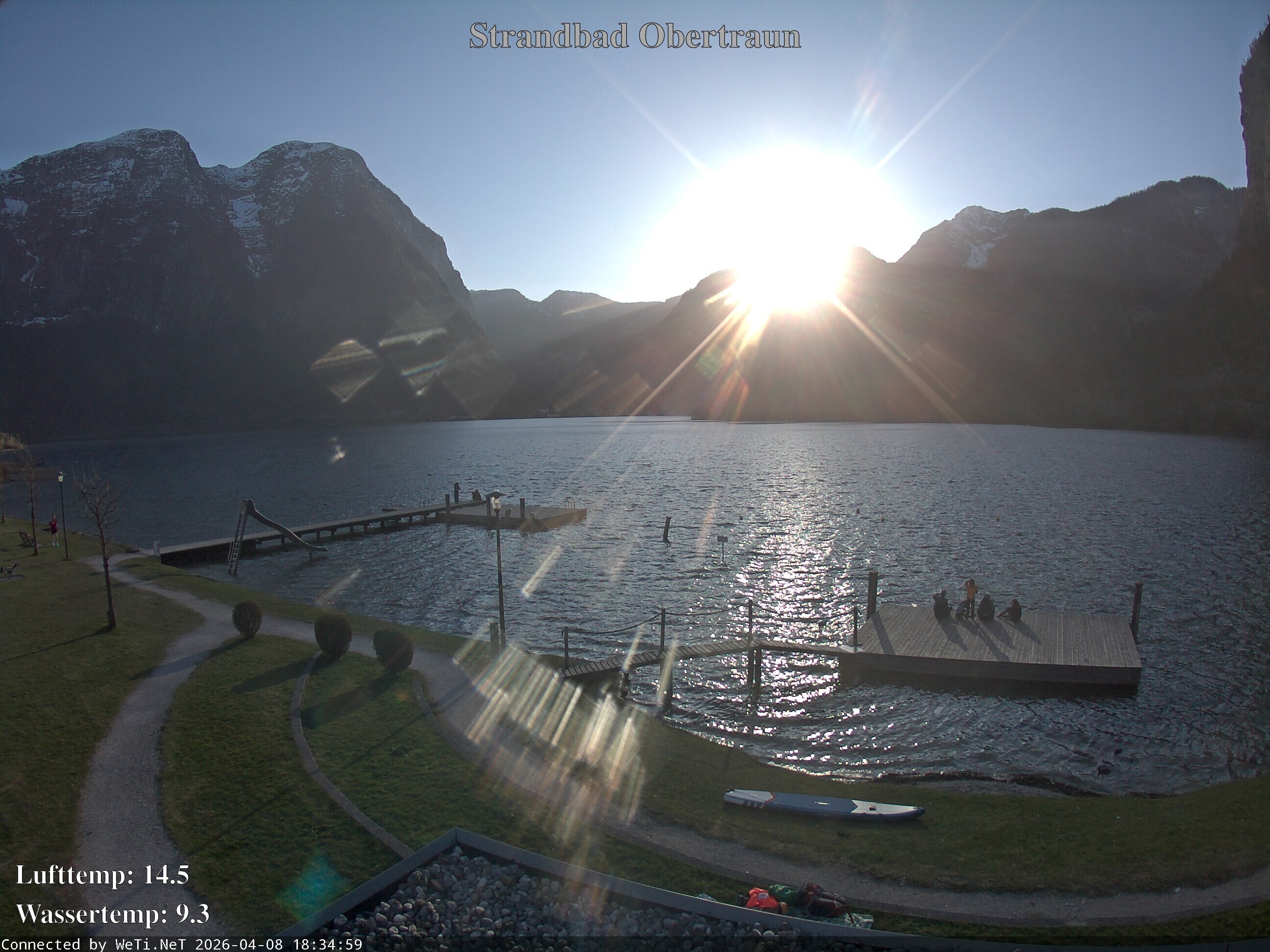 Archived image Webcam Obertraun Lido