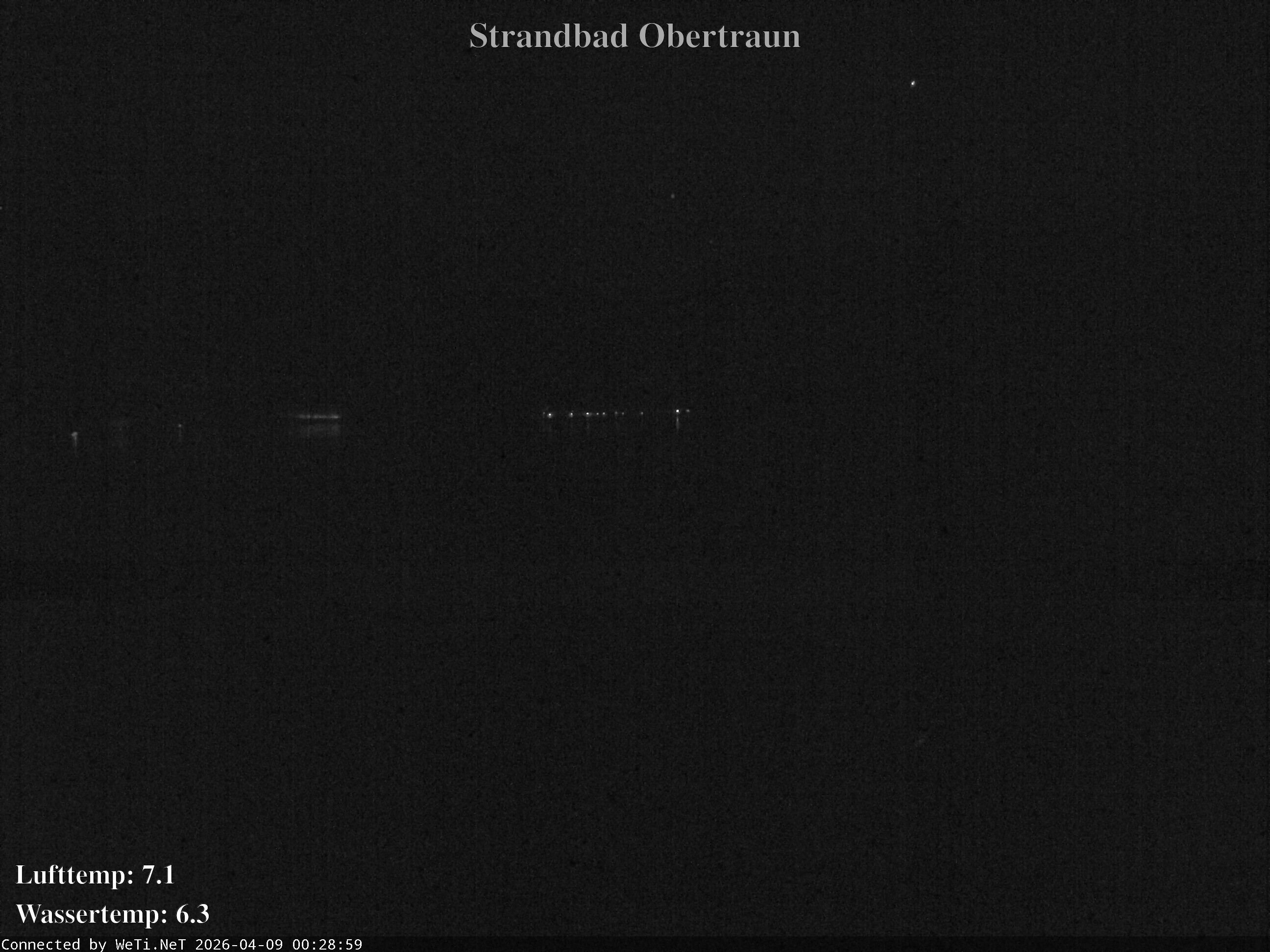 Archiv Foto Webcam Hallstätter See: Strandbad Obertraun