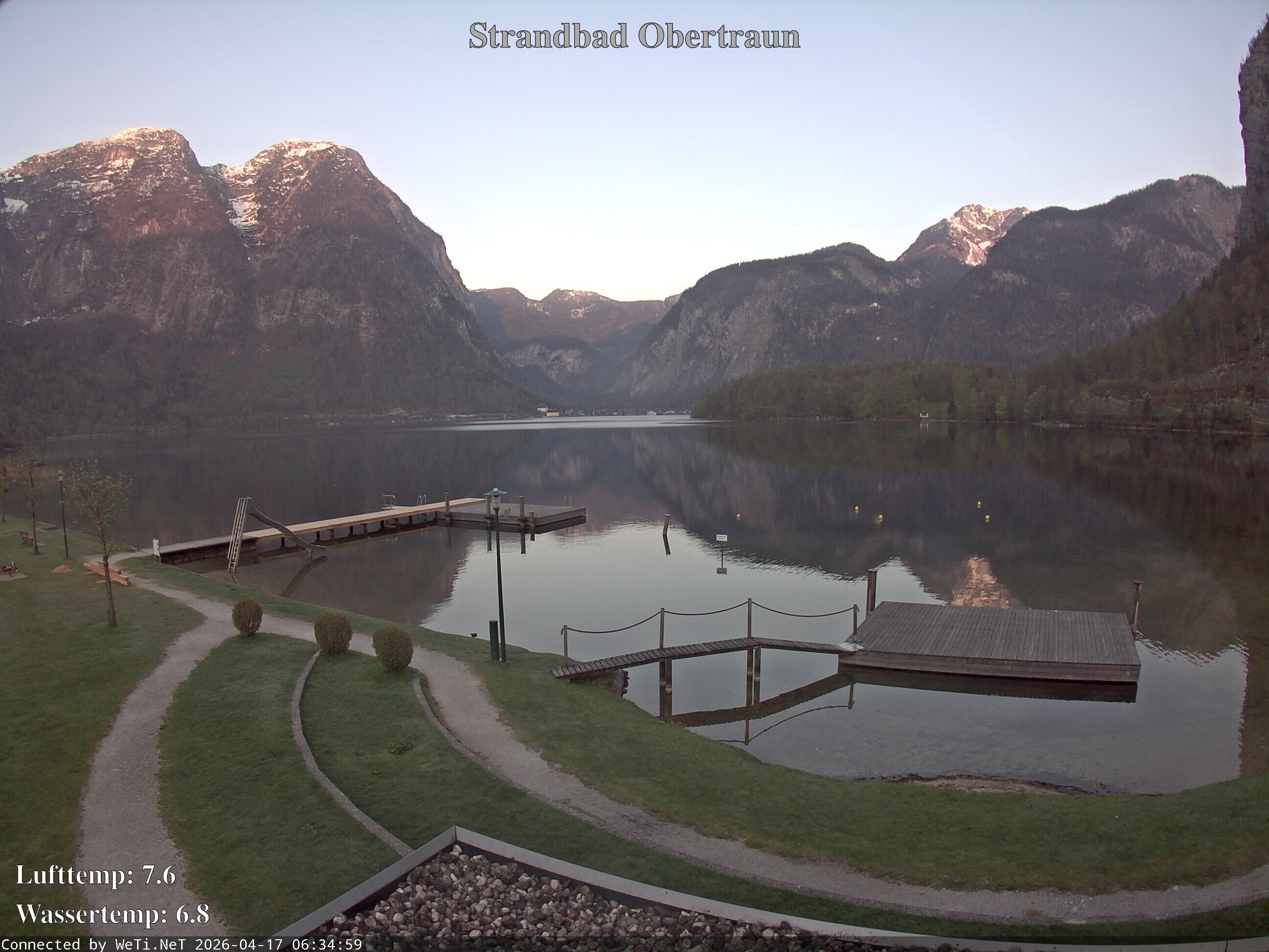 Archived image Webcam Obertraun Lido