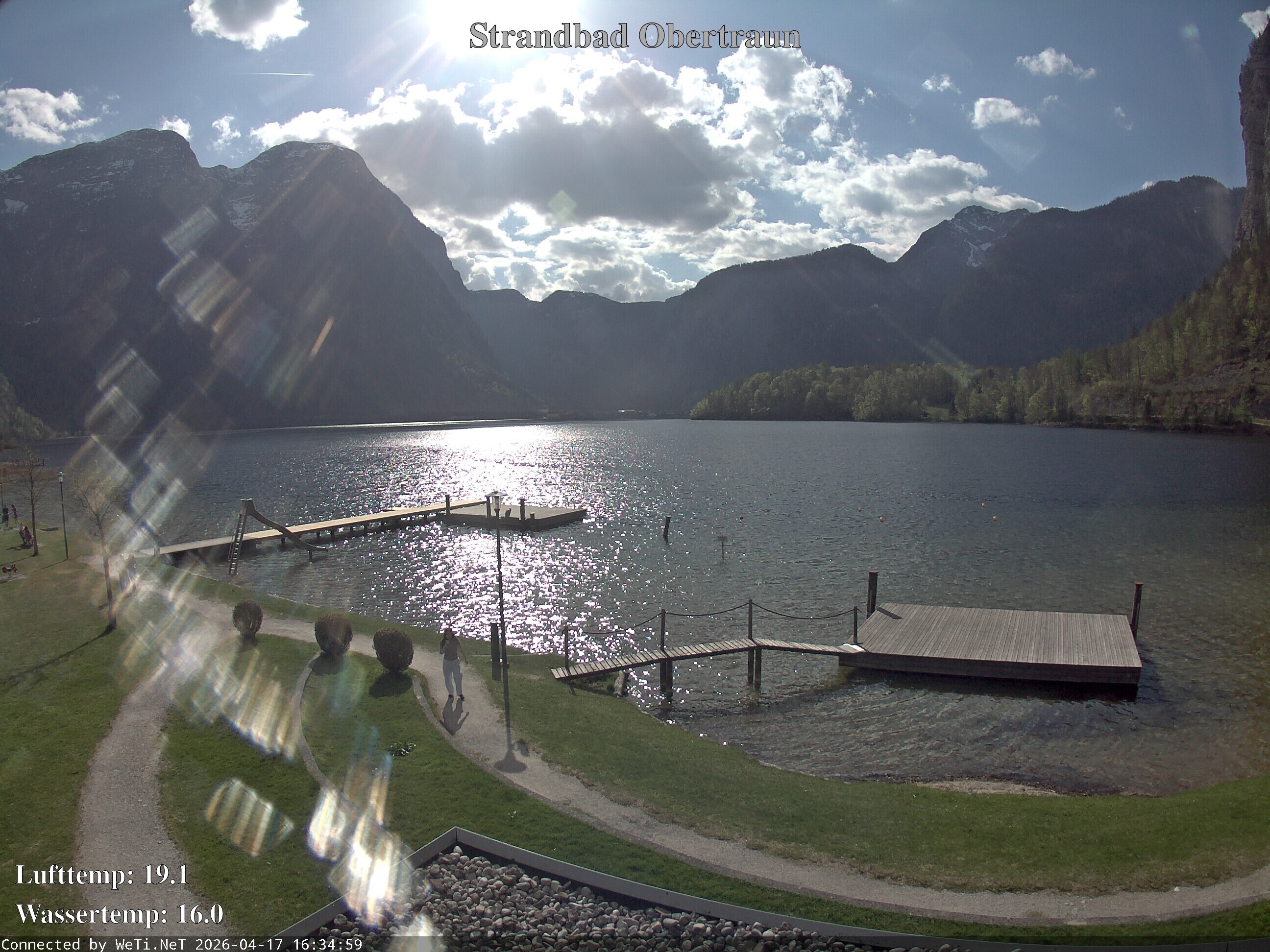 Archived image Webcam Obertraun Lido