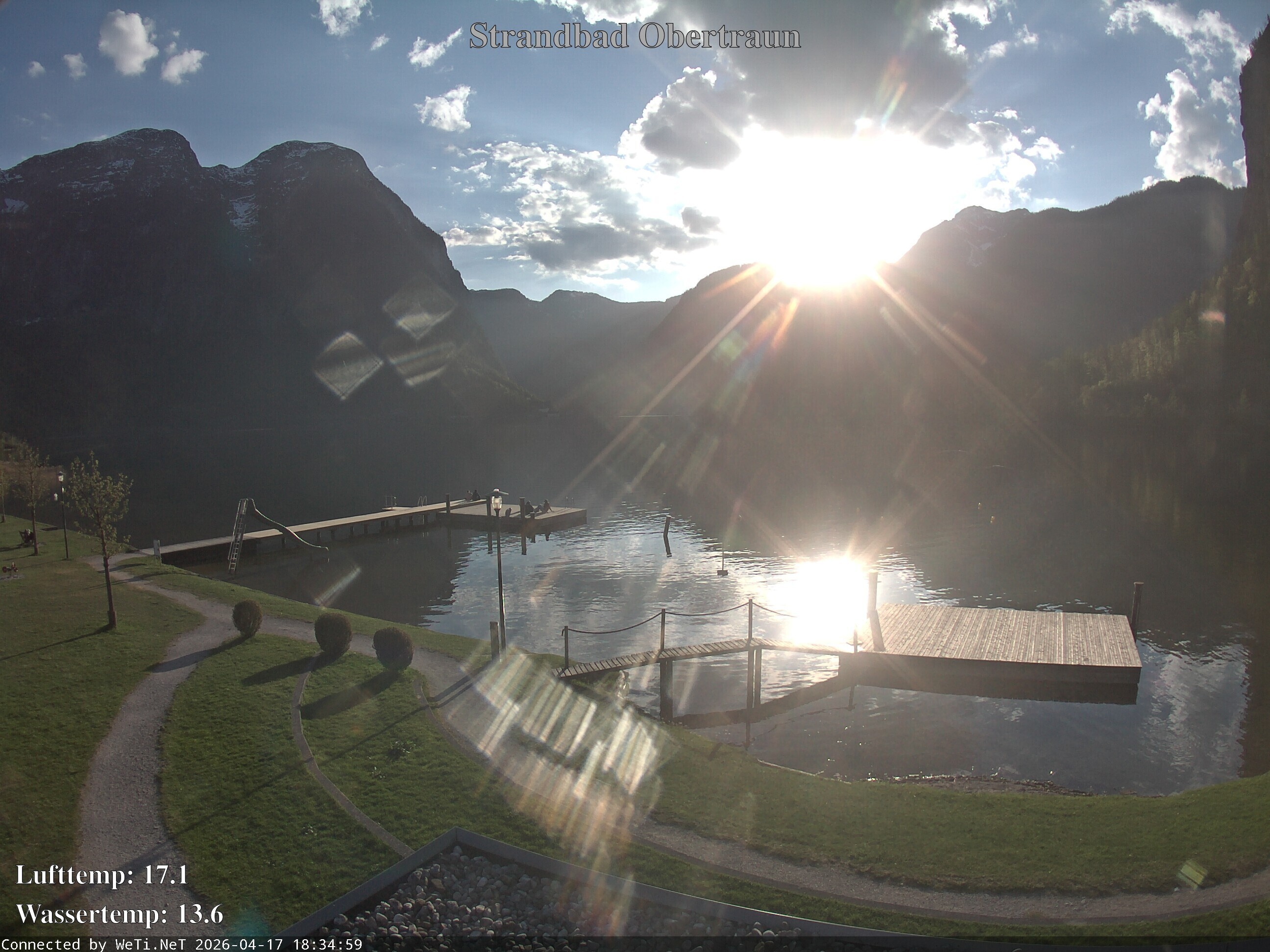 Archived image Webcam Obertraun Lido