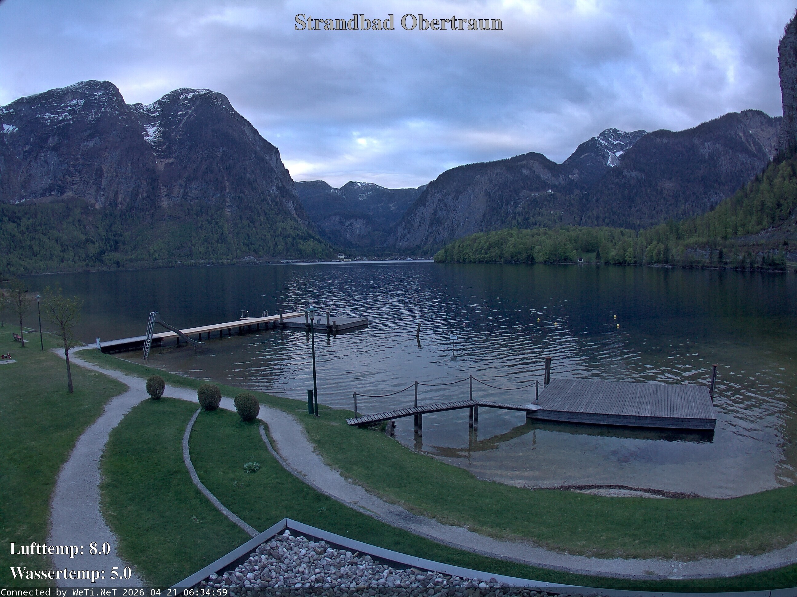 Archived image Webcam Obertraun Lido