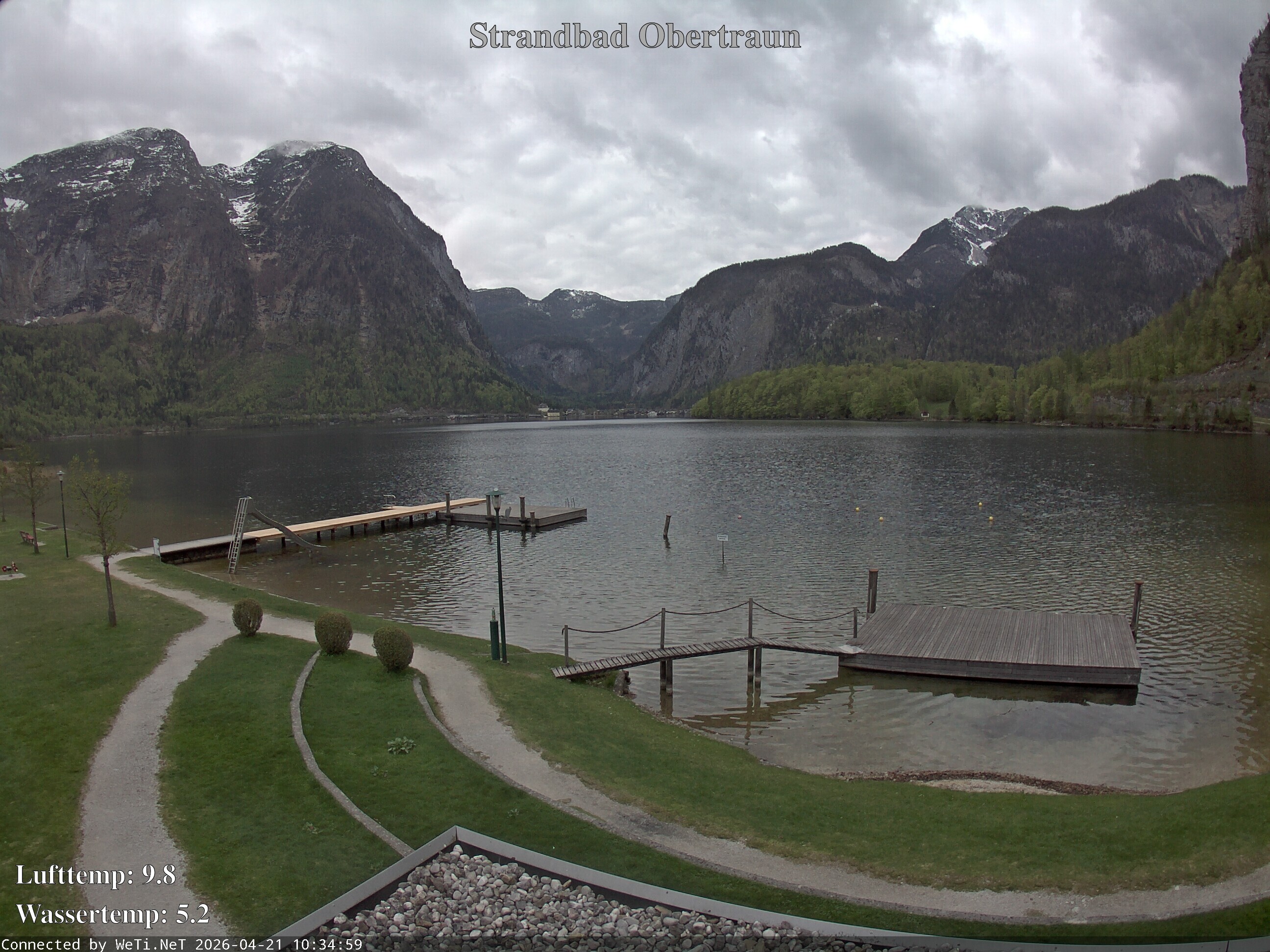 Archived image Webcam Obertraun Lido