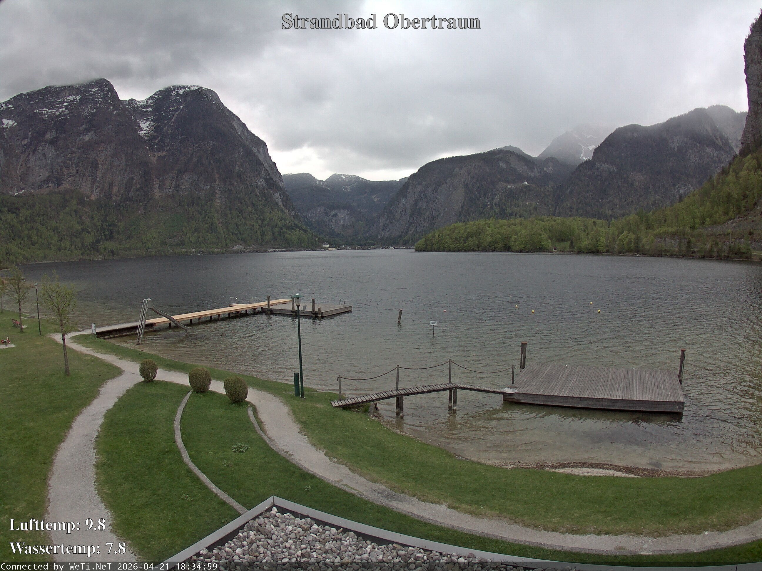 Archived image Webcam Obertraun Lido