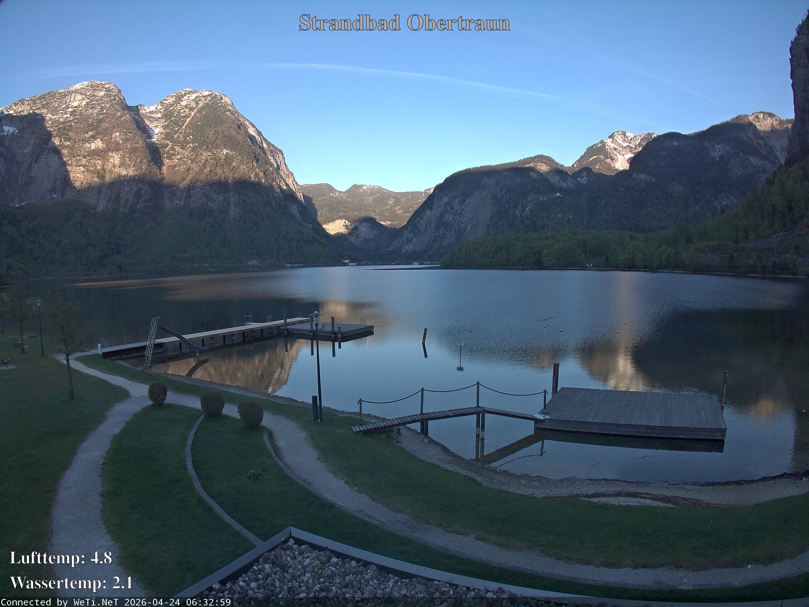 Archived image Webcam Obertraun Lido