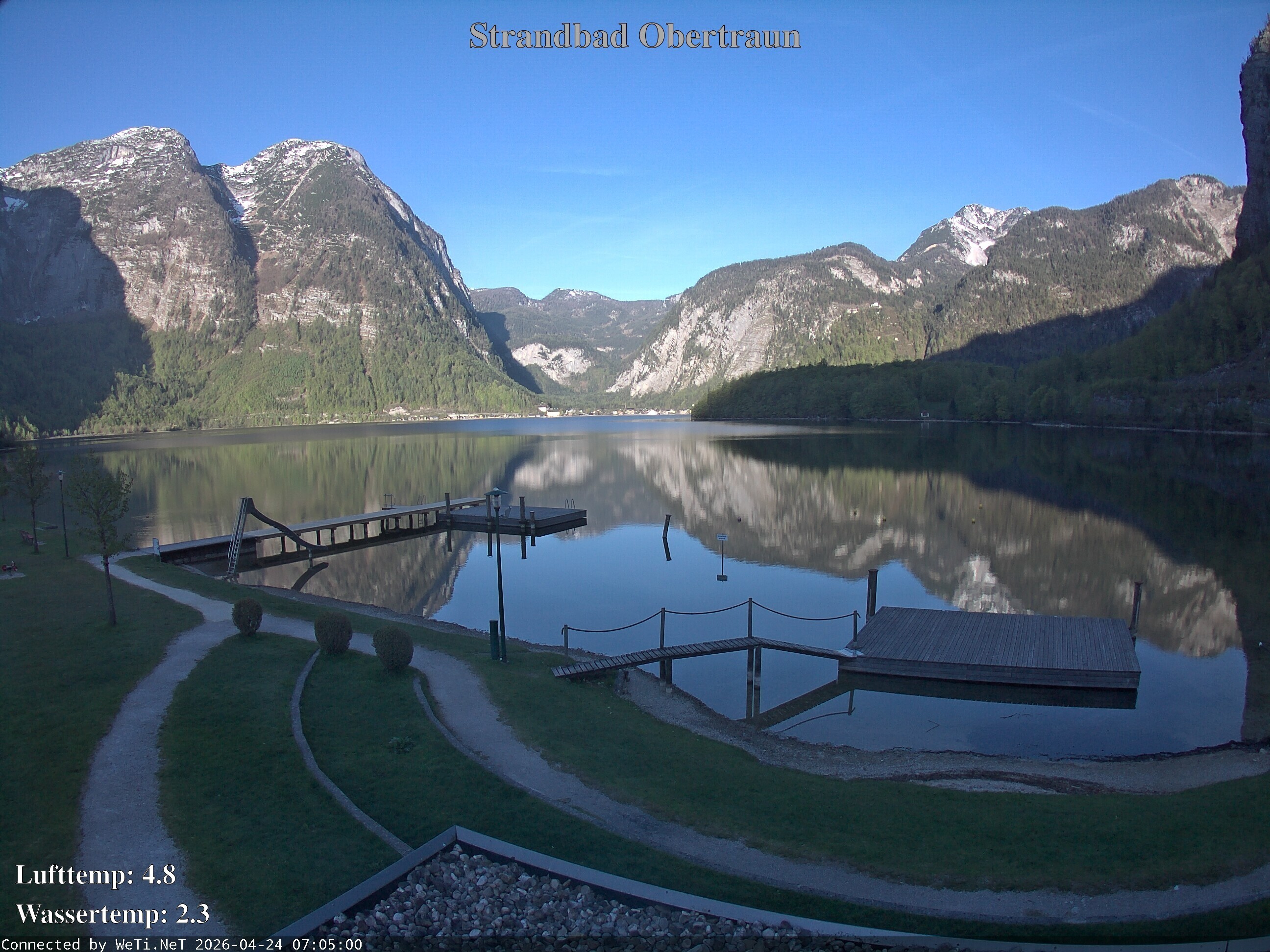 Archived image Webcam Obertraun Lido