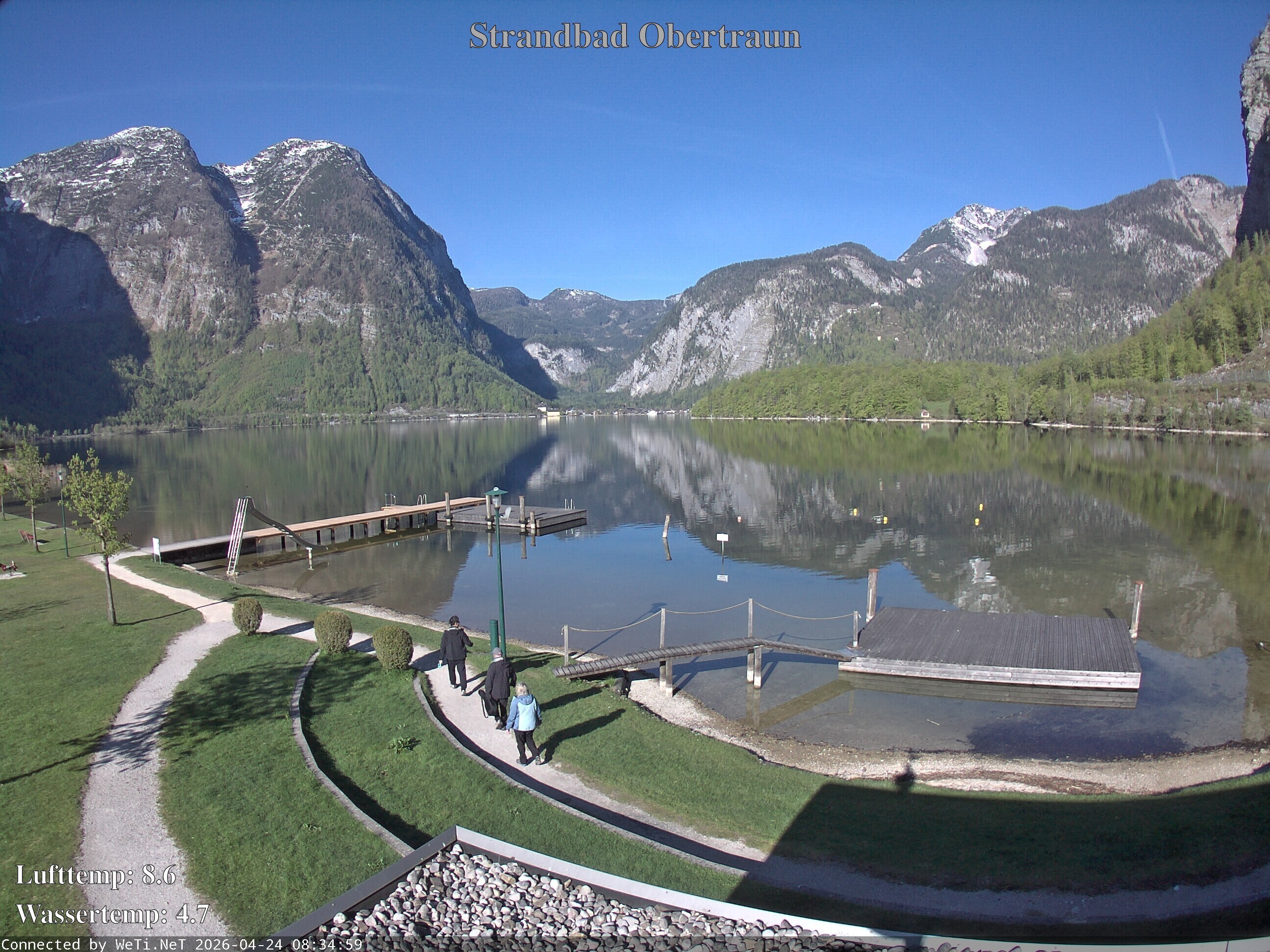 Archived image Webcam Obertraun Lido