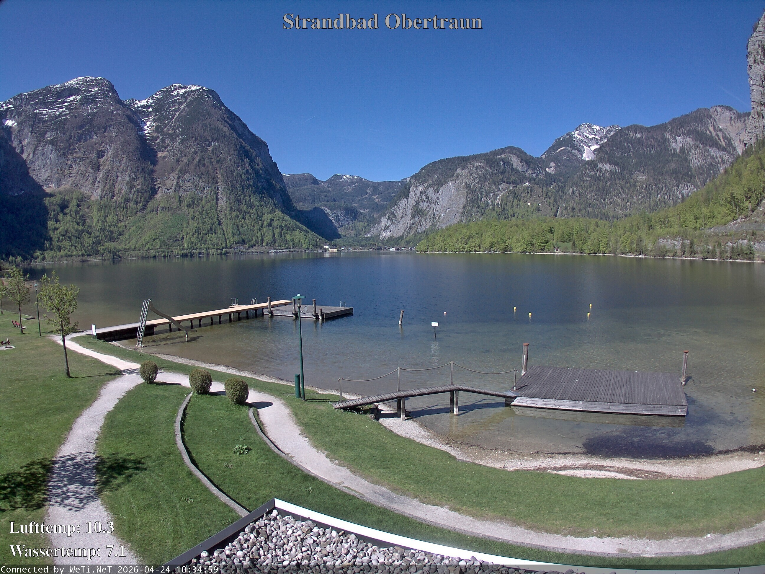 Archived image Webcam Obertraun Lido