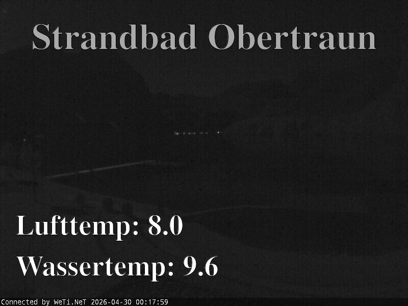 Archiv Foto Webcam Hallstätter See: Strandbad Obertraun