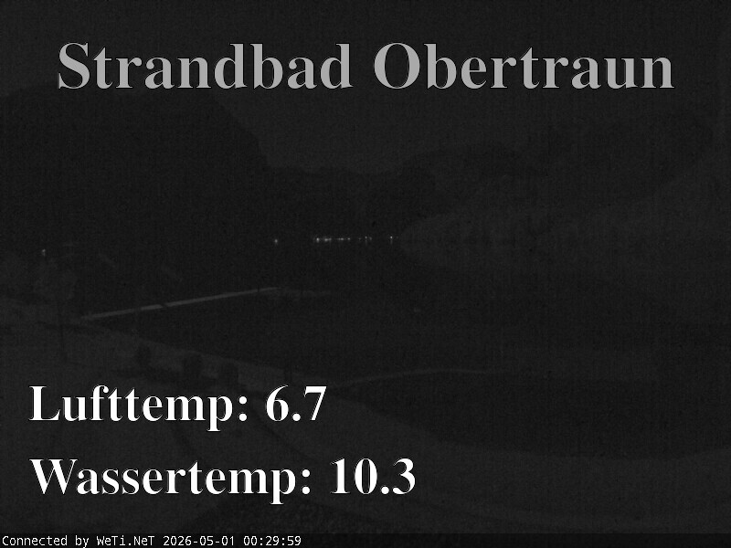 Archiv Foto Webcam Hallstätter See: Strandbad Obertraun