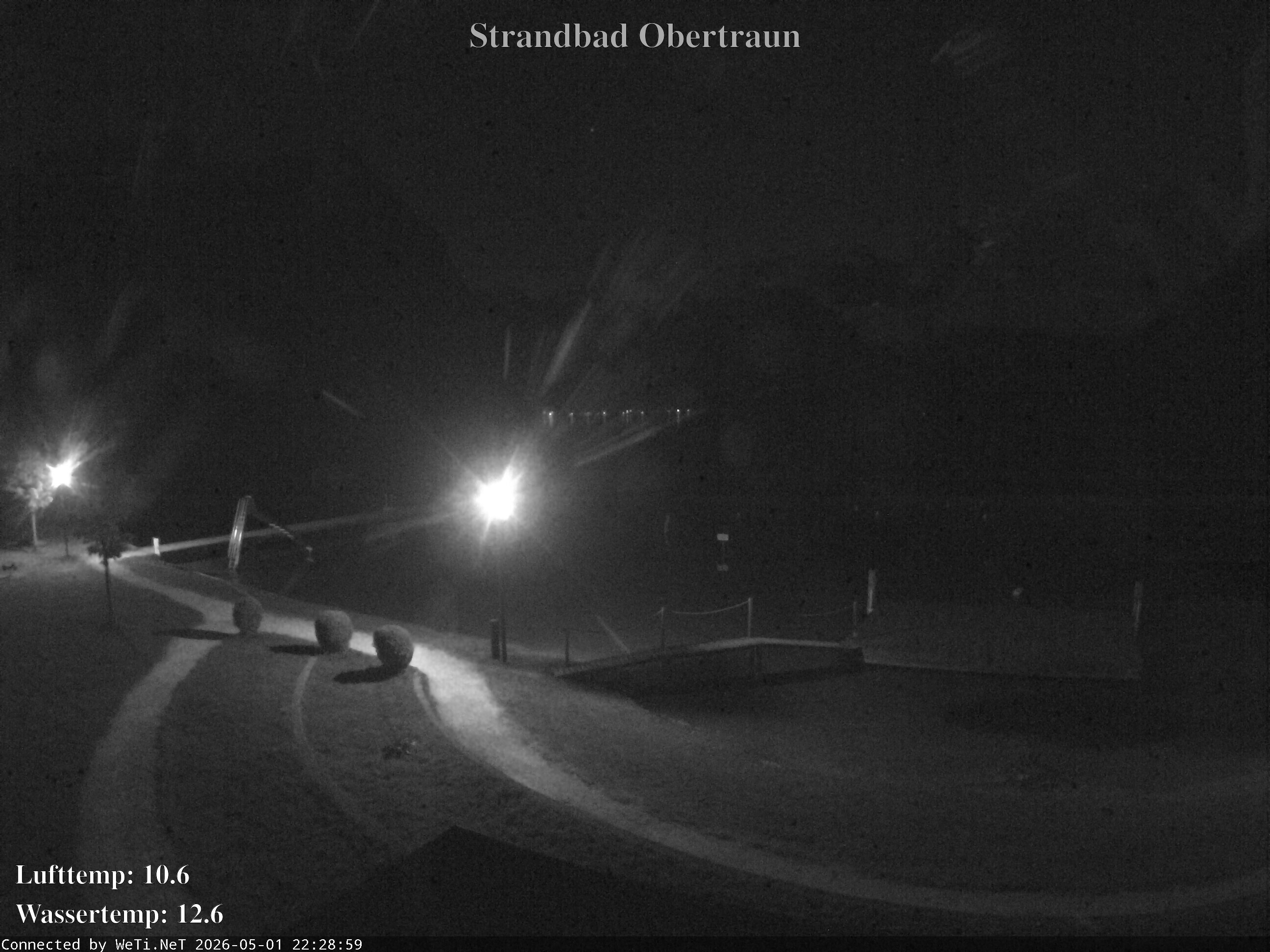 Archiv Foto Webcam Hallstätter See: Strandbad Obertraun