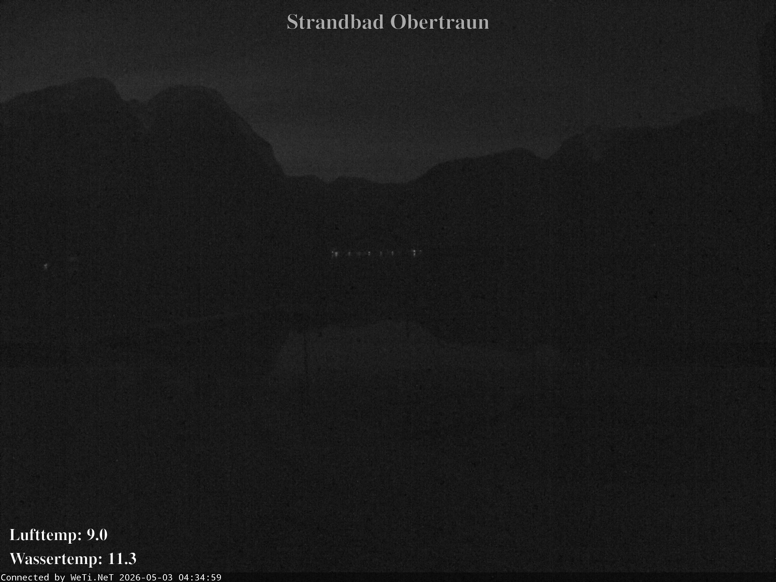 Archiv Foto Webcam Hallstätter See: Strandbad Obertraun