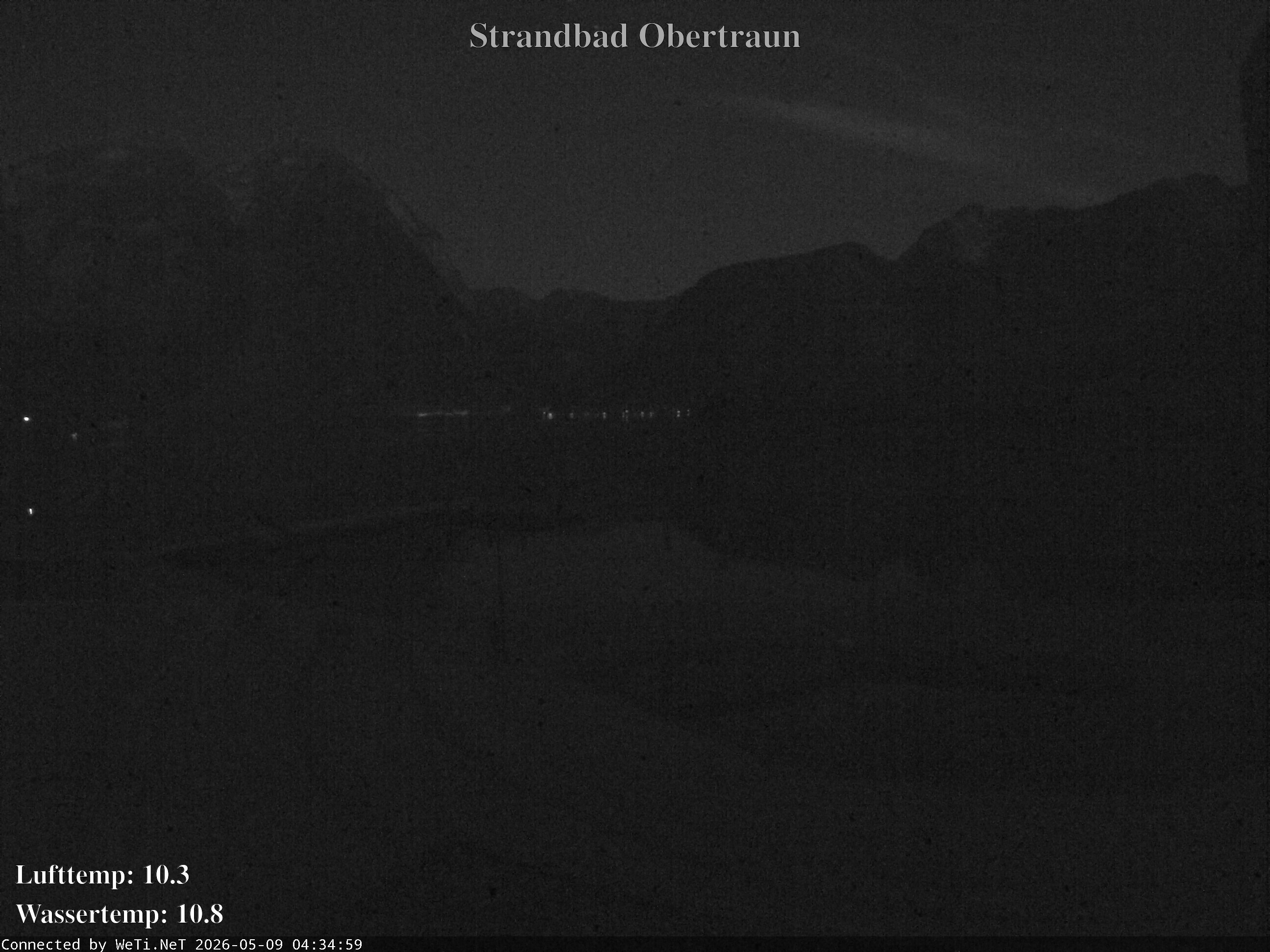 Archiv Foto Webcam Hallstätter See: Strandbad Obertraun