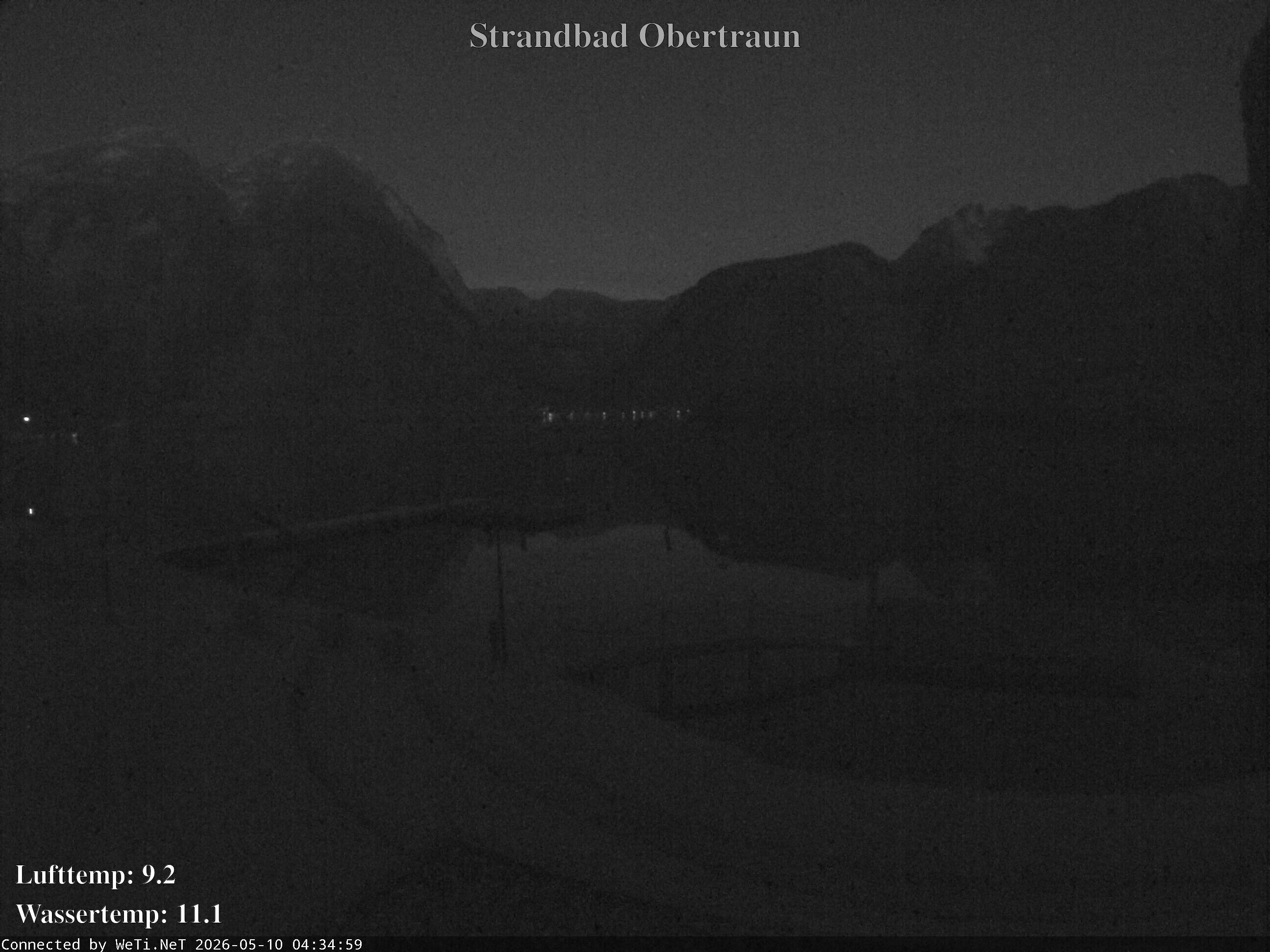 Archiv Foto Webcam Hallstätter See: Strandbad Obertraun