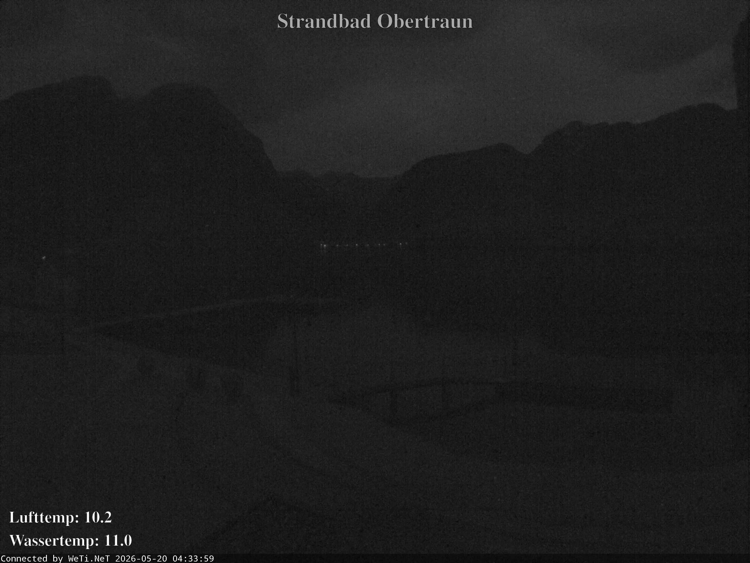 Archiv Foto Webcam Hallstätter See: Strandbad Obertraun