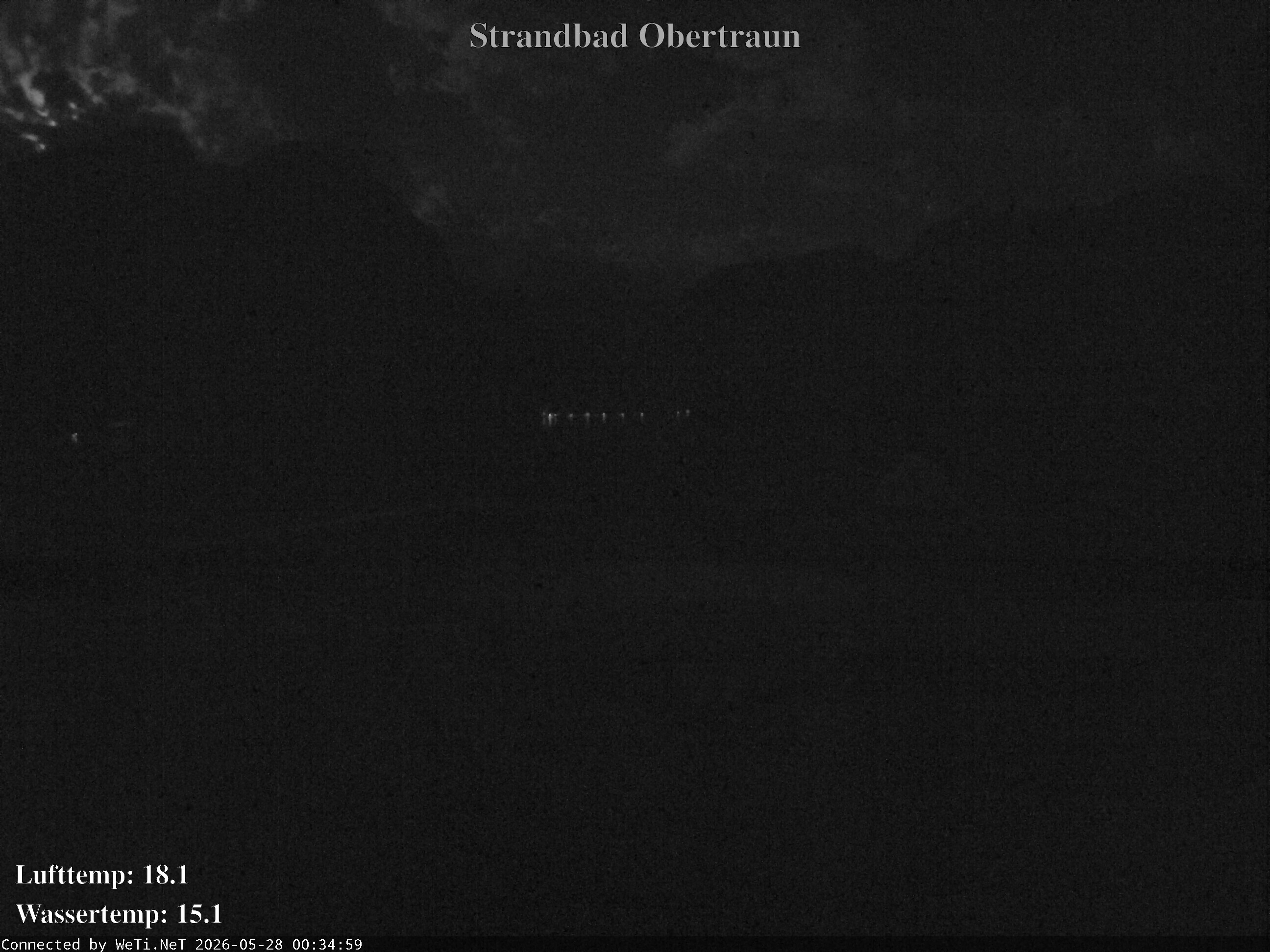 Archiv Foto Webcam Hallstätter See: Strandbad Obertraun