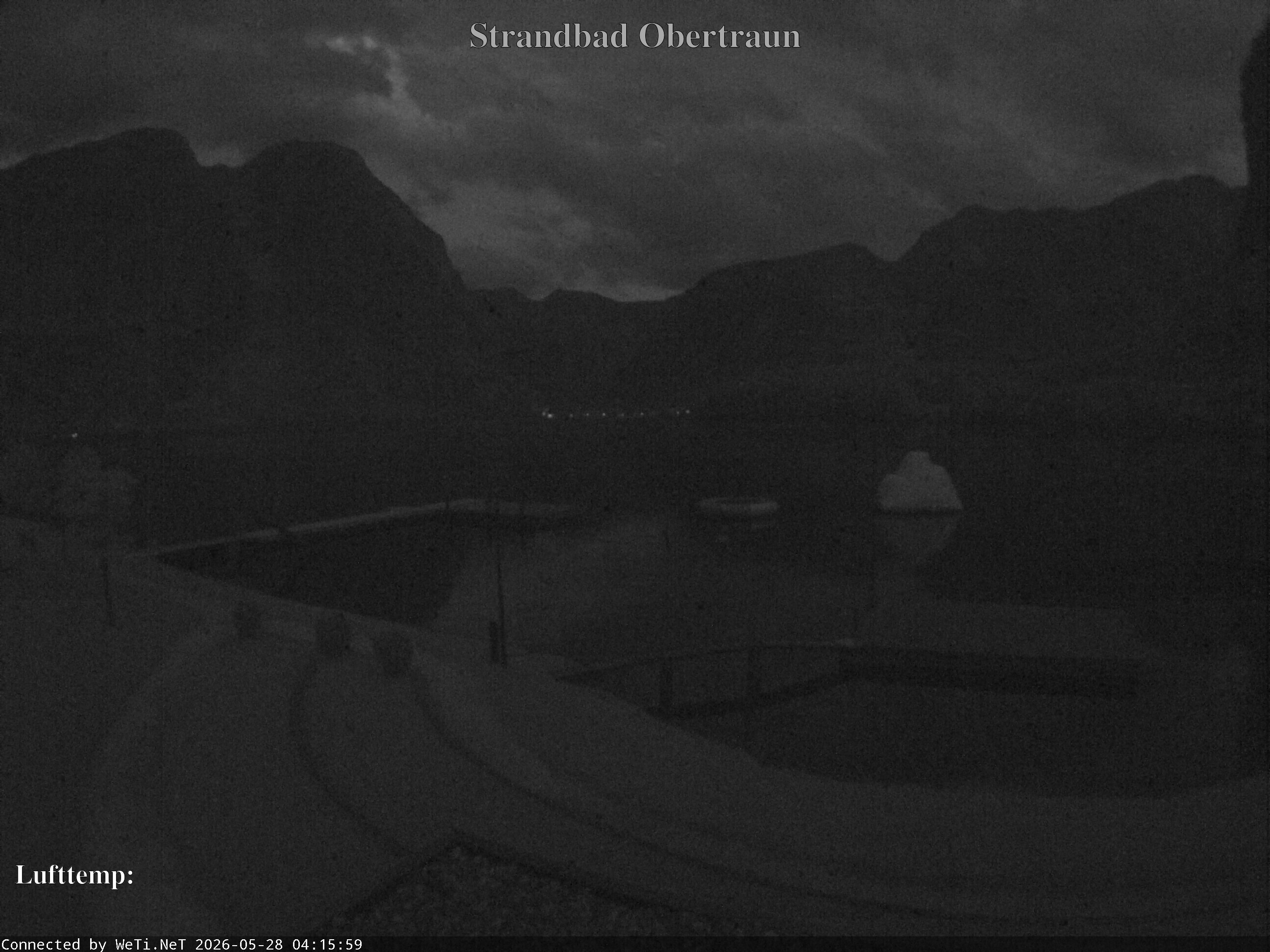 Archiv Foto Webcam Hallstätter See: Strandbad Obertraun