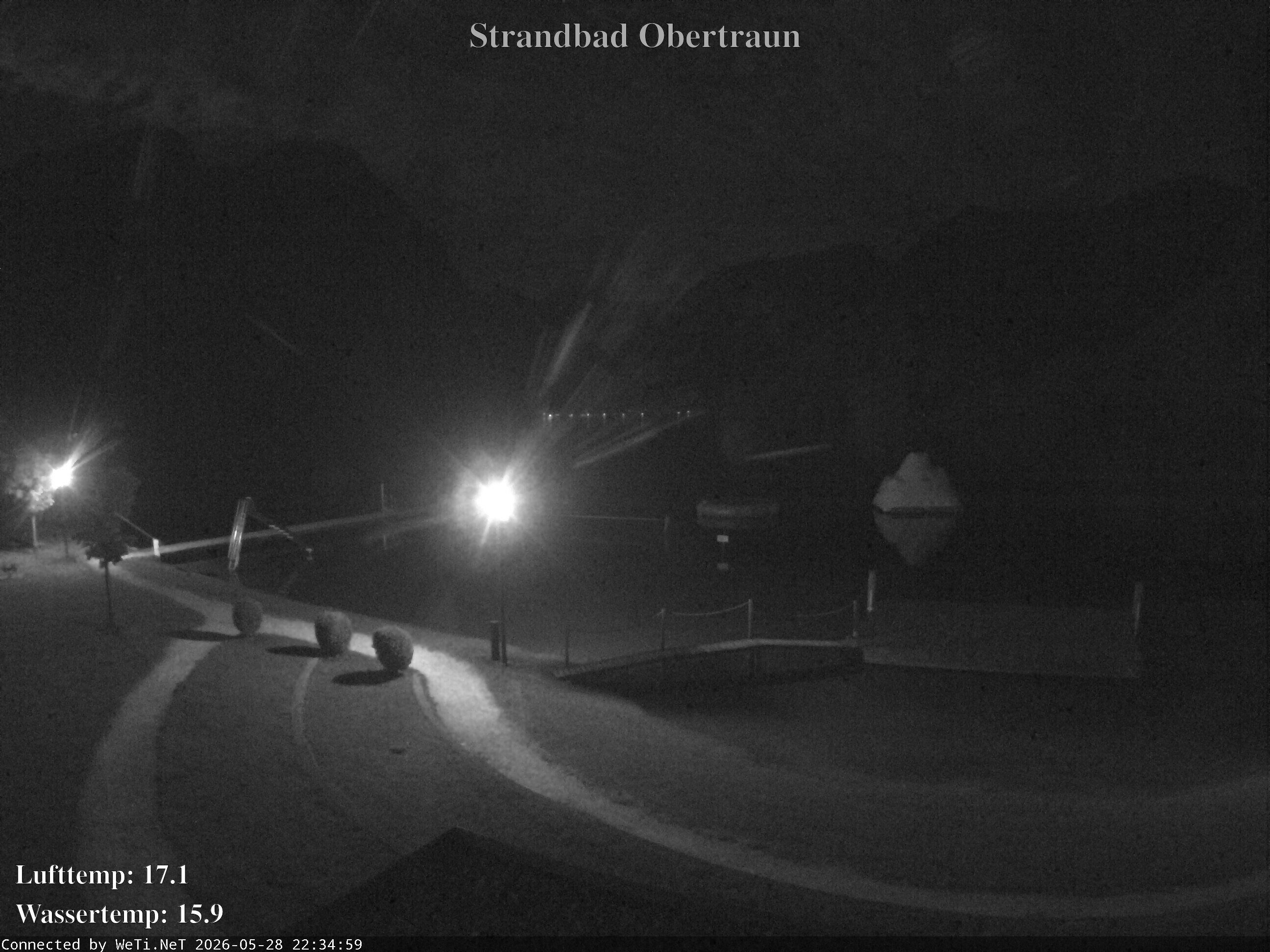 Archiv Foto Webcam Hallstätter See: Strandbad Obertraun
