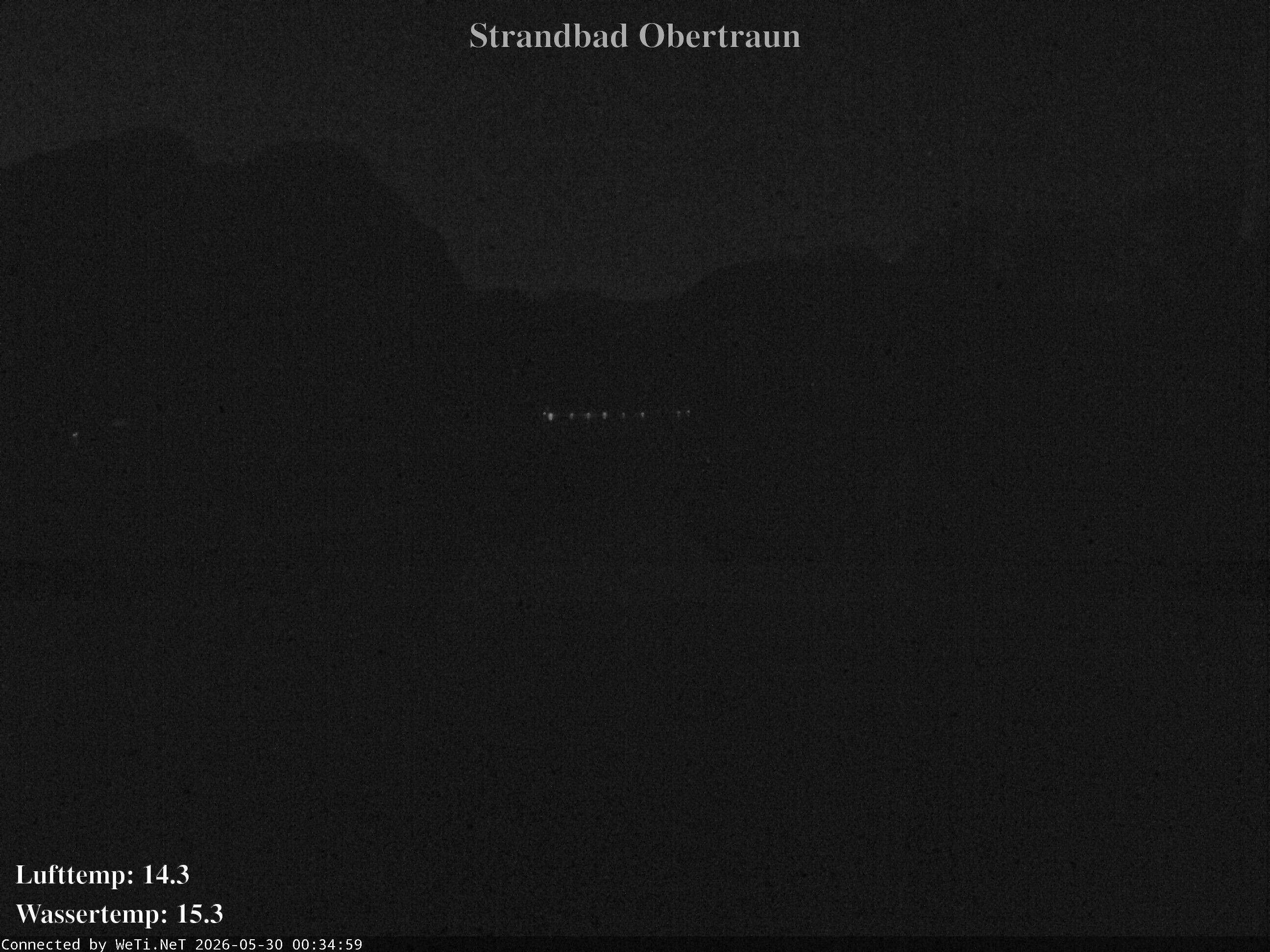 Archiv Foto Webcam Hallstätter See: Strandbad Obertraun