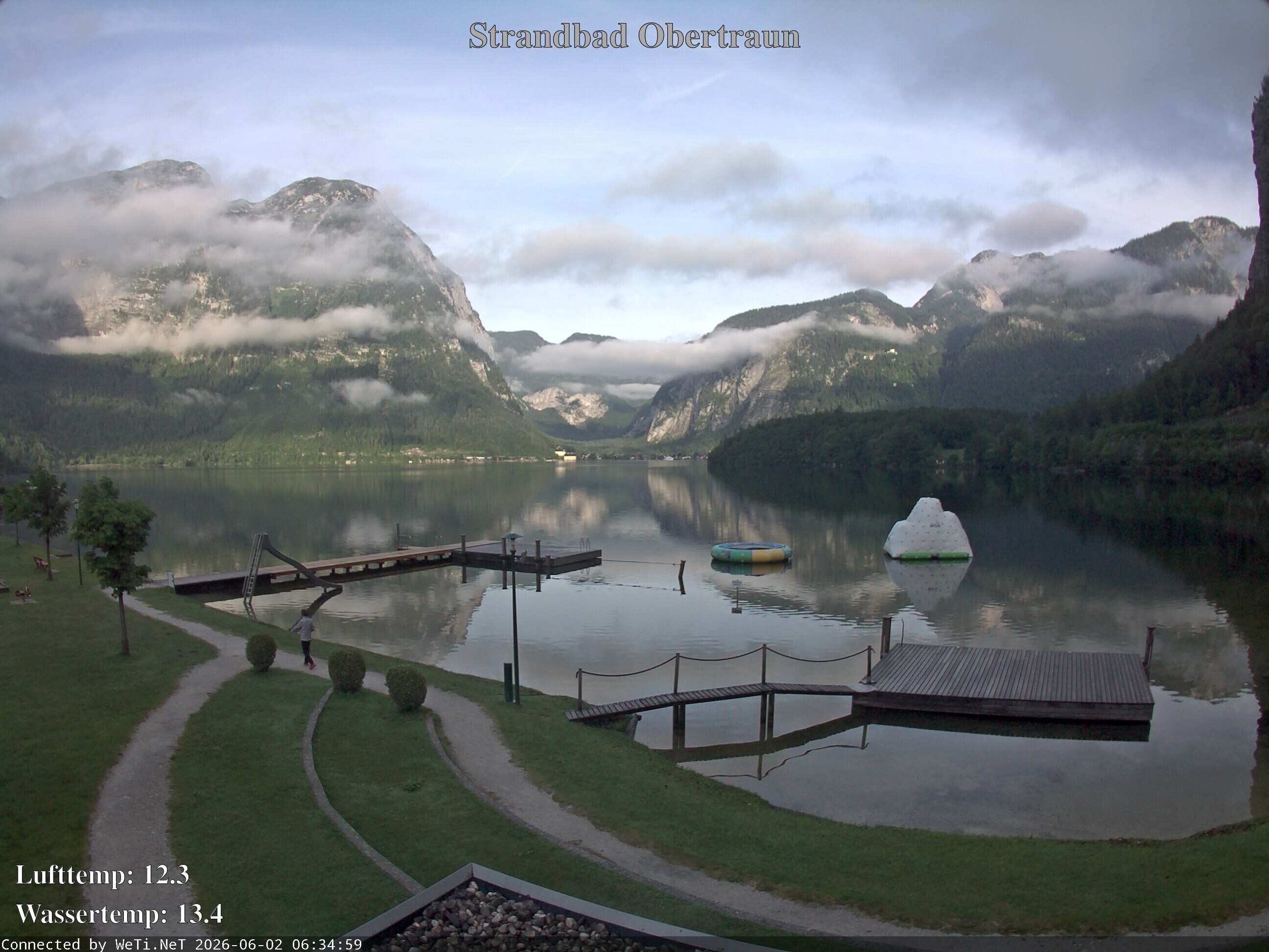 Archived image Webcam Obertraun Lido