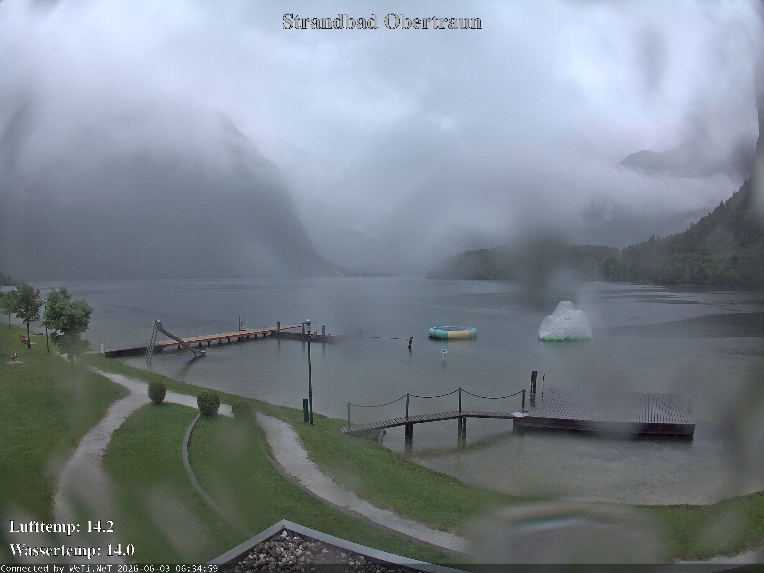 Archived image Webcam Obertraun Lido