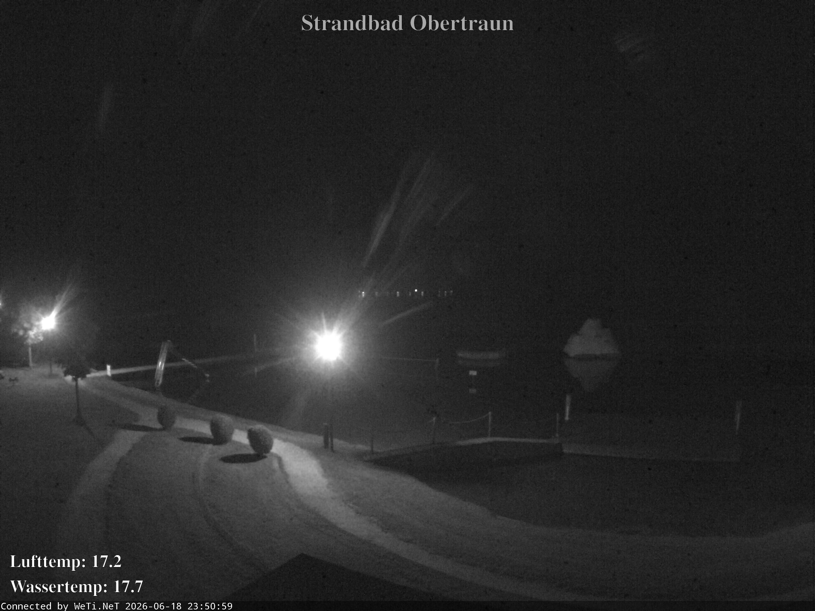 Archiv Foto Webcam Hallstätter See: Strandbad Obertraun