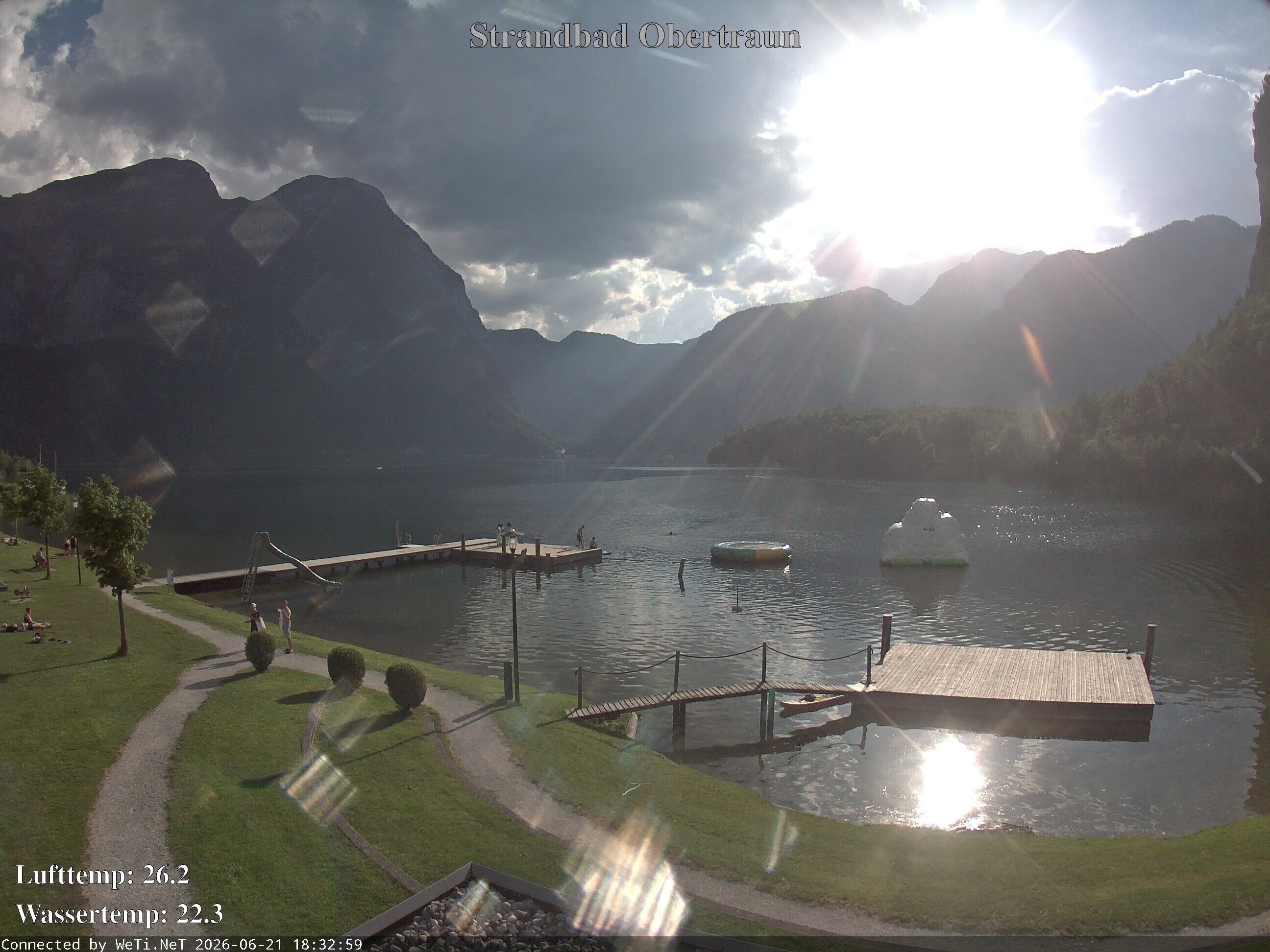 Archived image Webcam Obertraun Lido