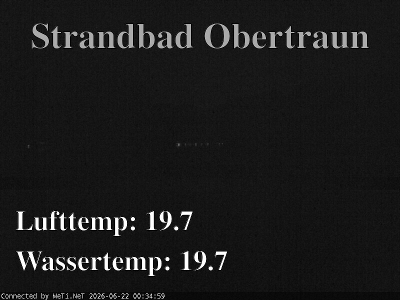 Archiv Foto Webcam Hallstätter See: Strandbad Obertraun