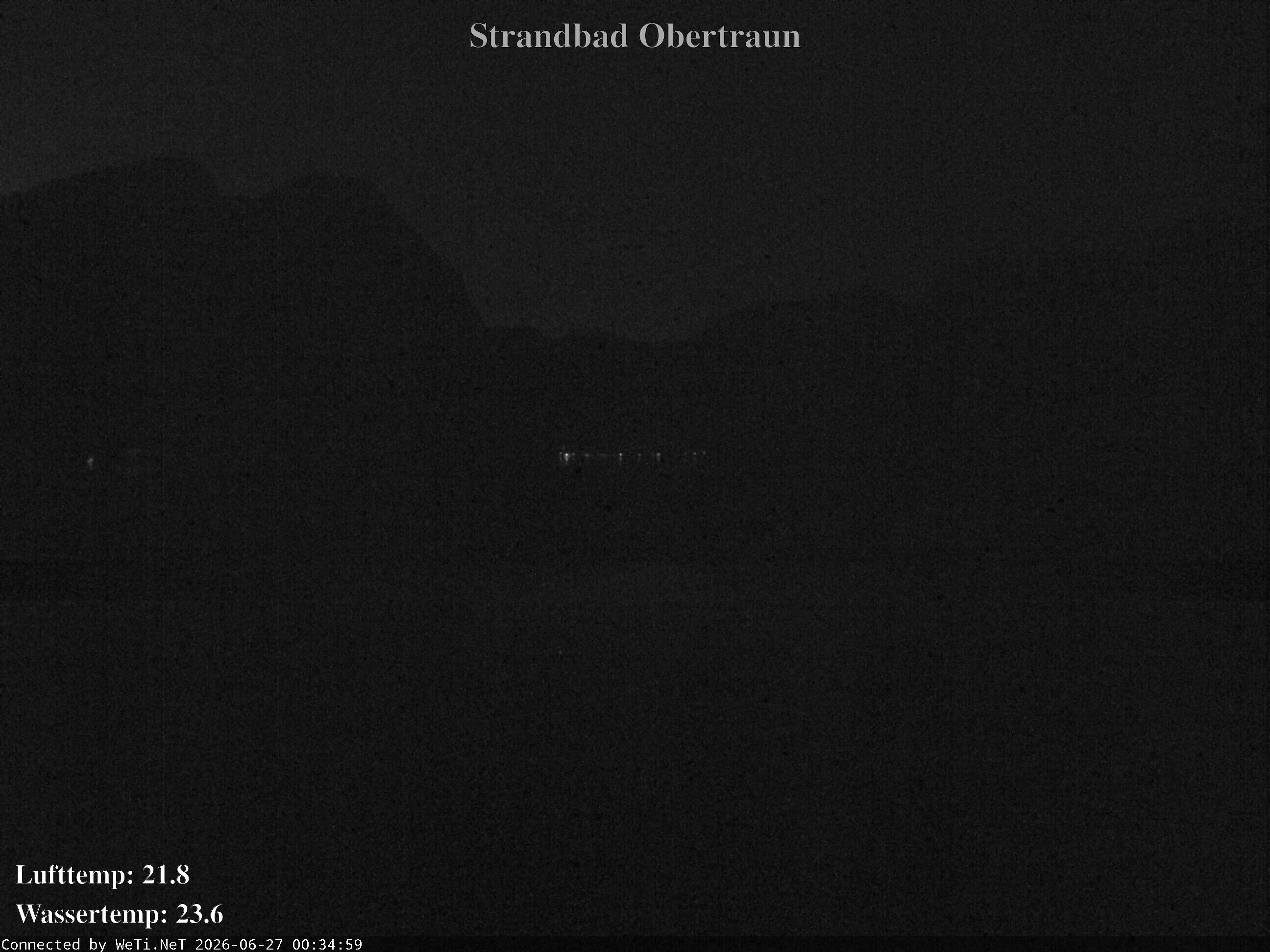 Archiv Foto Webcam Hallstätter See: Strandbad Obertraun