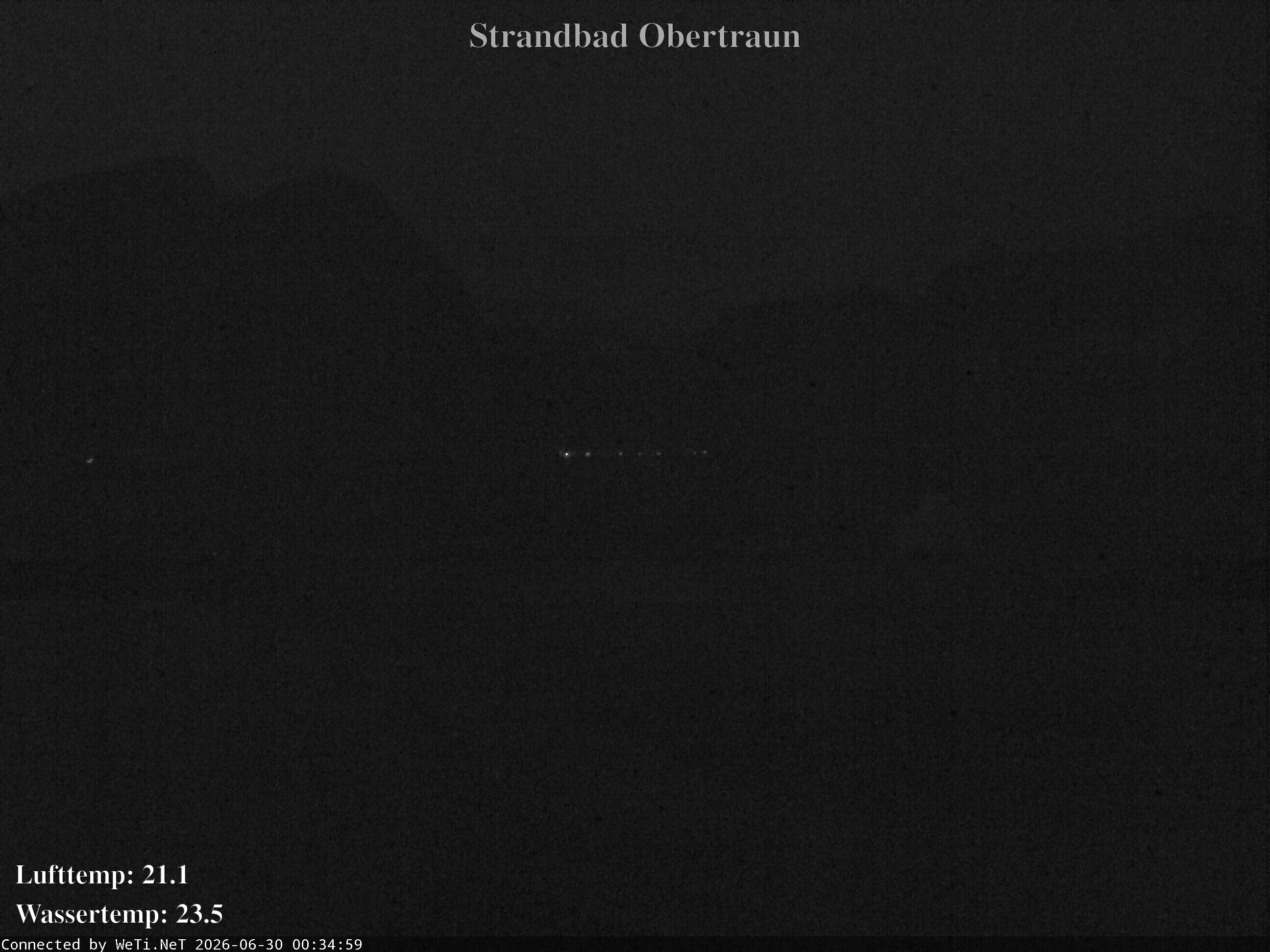 Archiv Foto Webcam Hallstätter See: Strandbad Obertraun