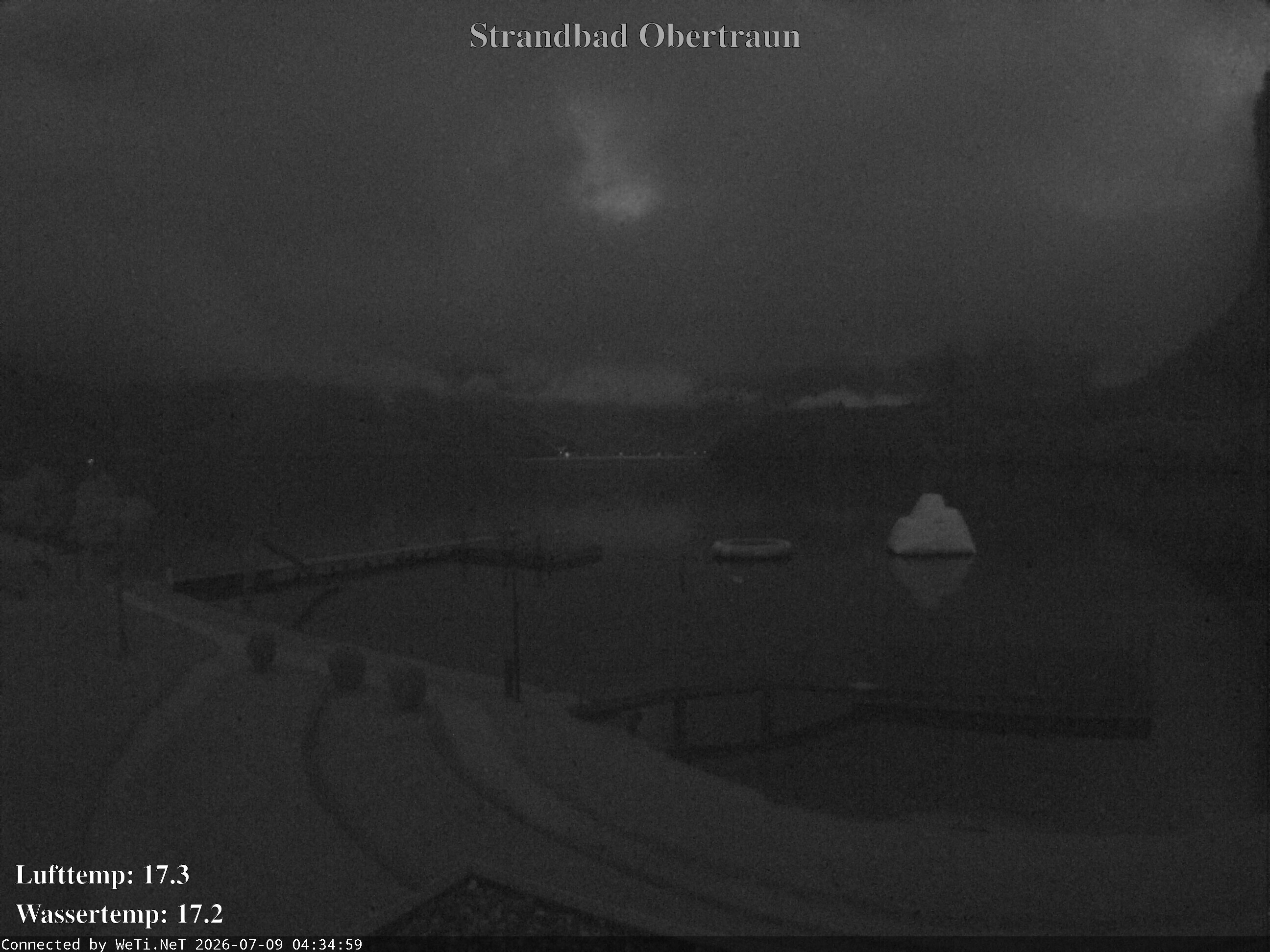 Archiv Foto Webcam Hallstätter See: Strandbad Obertraun